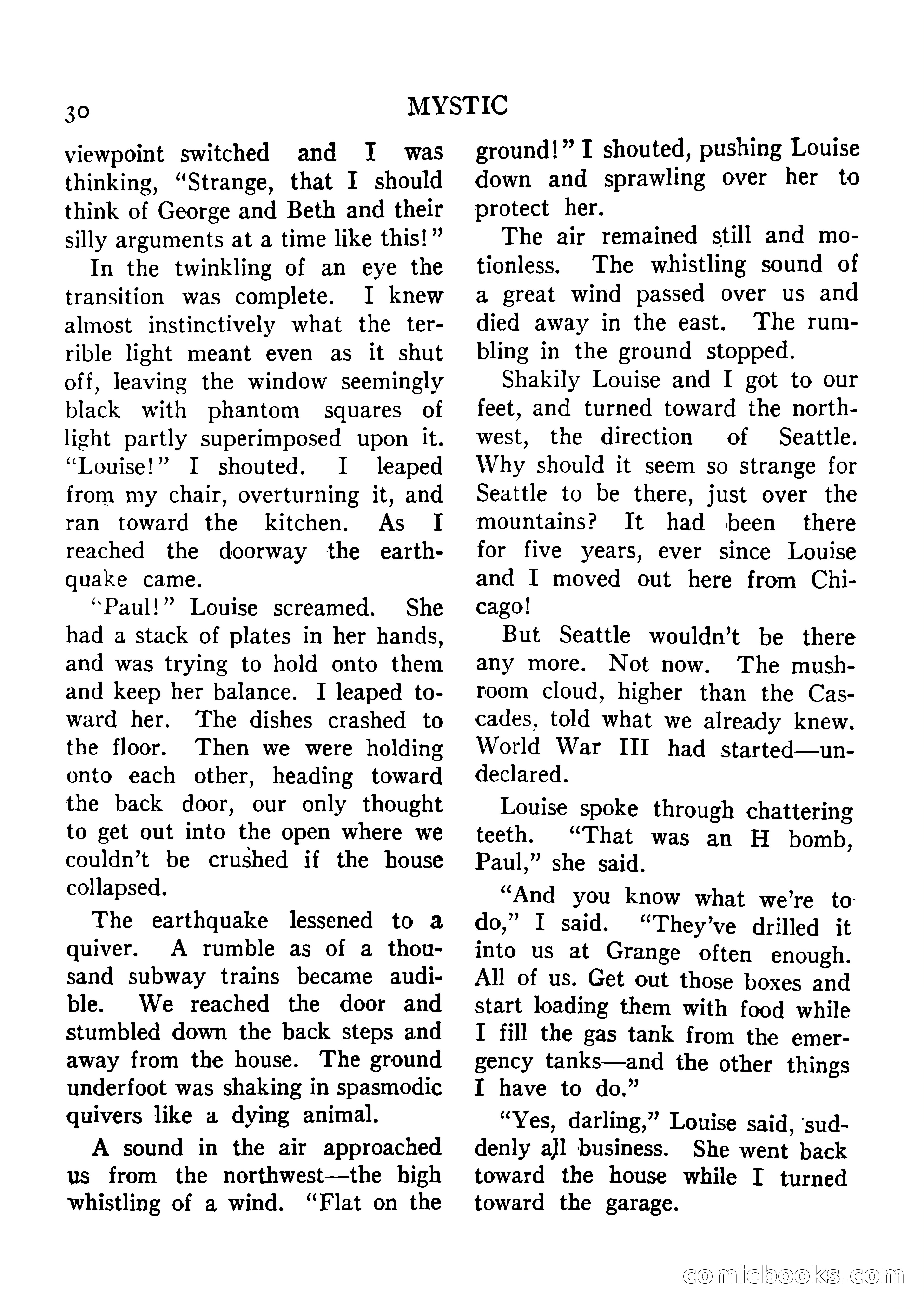 Mystic Magazine, August 1954 — page 30 of 133