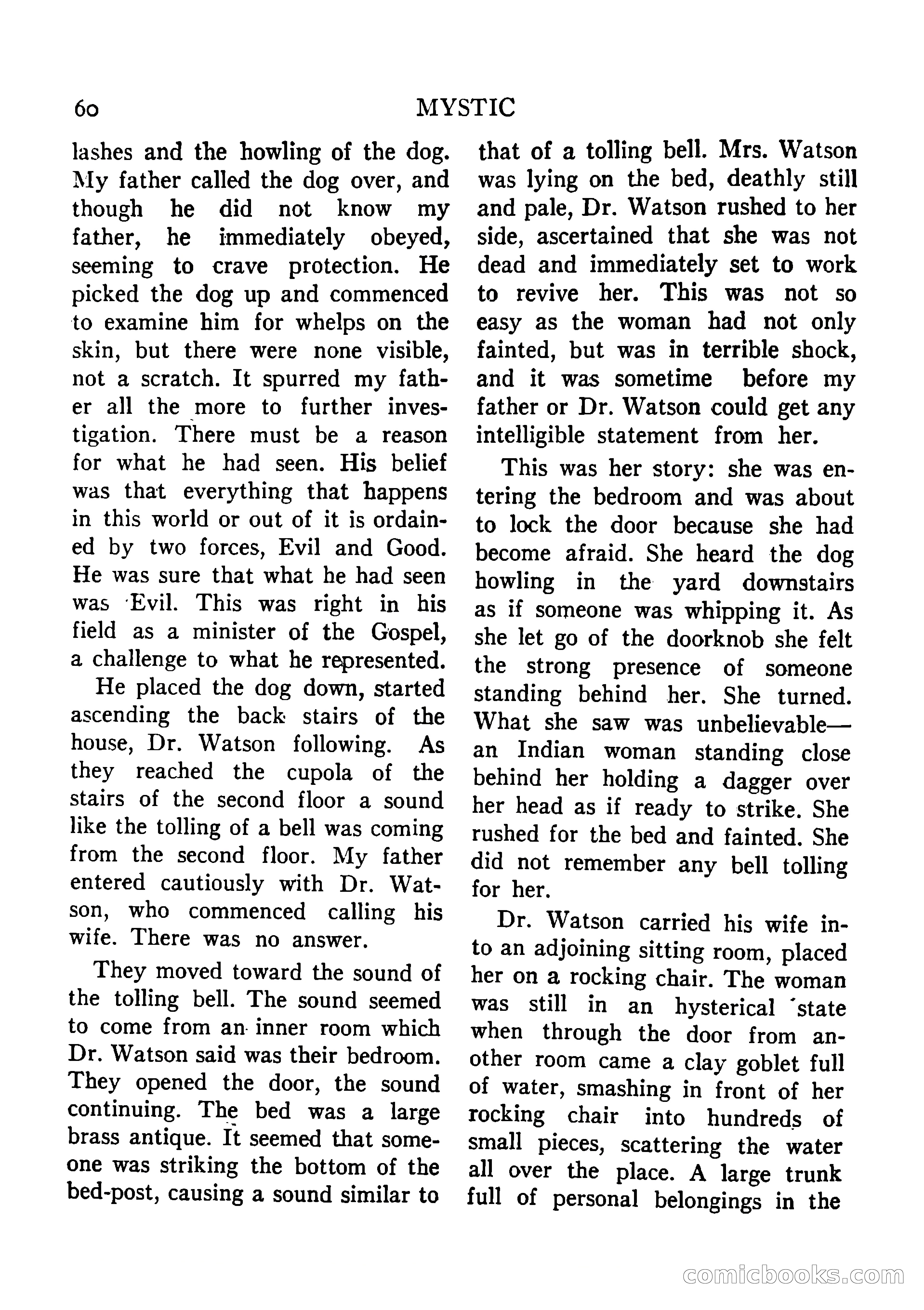 Mystic Magazine, August 1954 — page 60 of 133