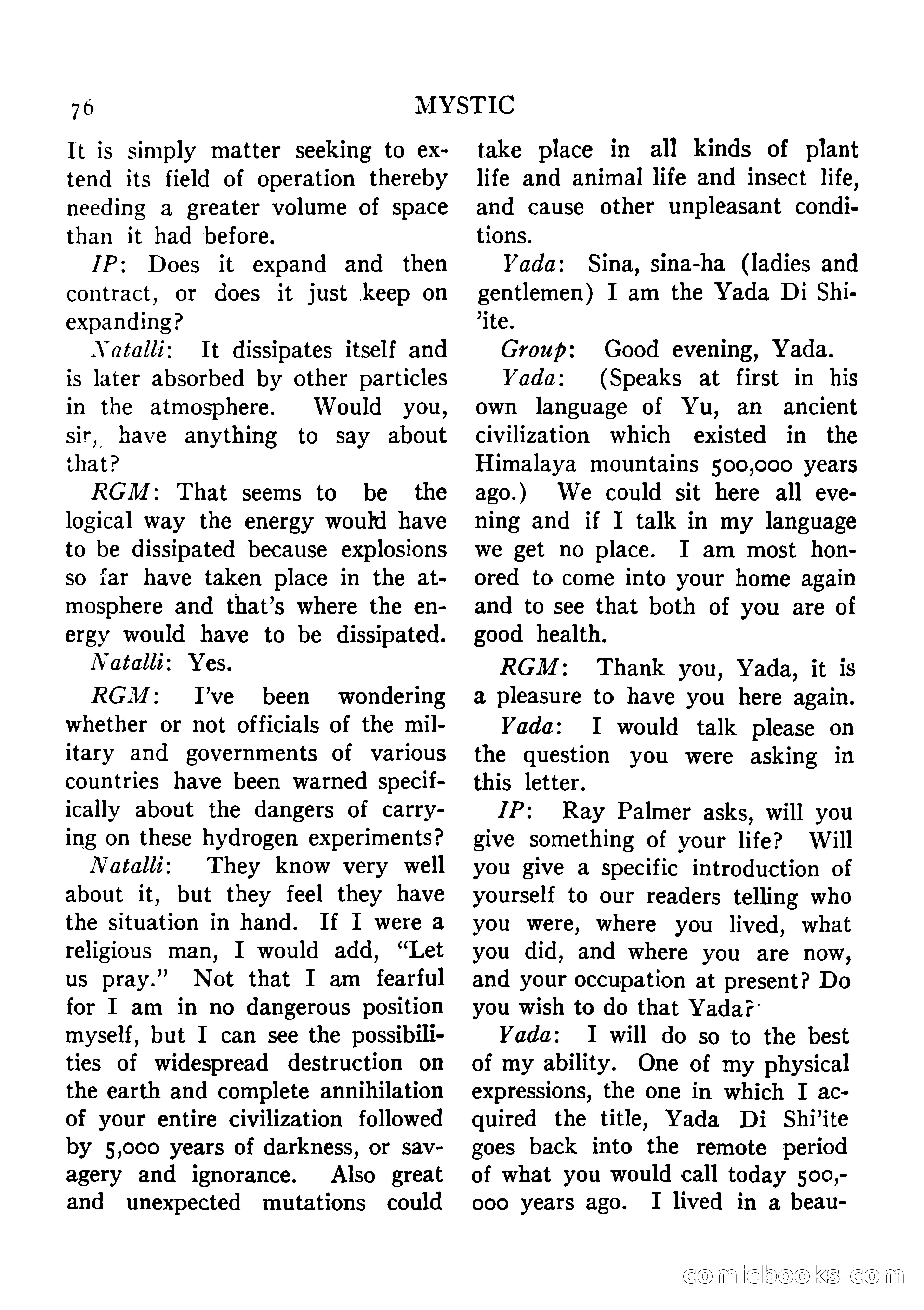 Mystic Magazine, August 1954 — page 76 of 133