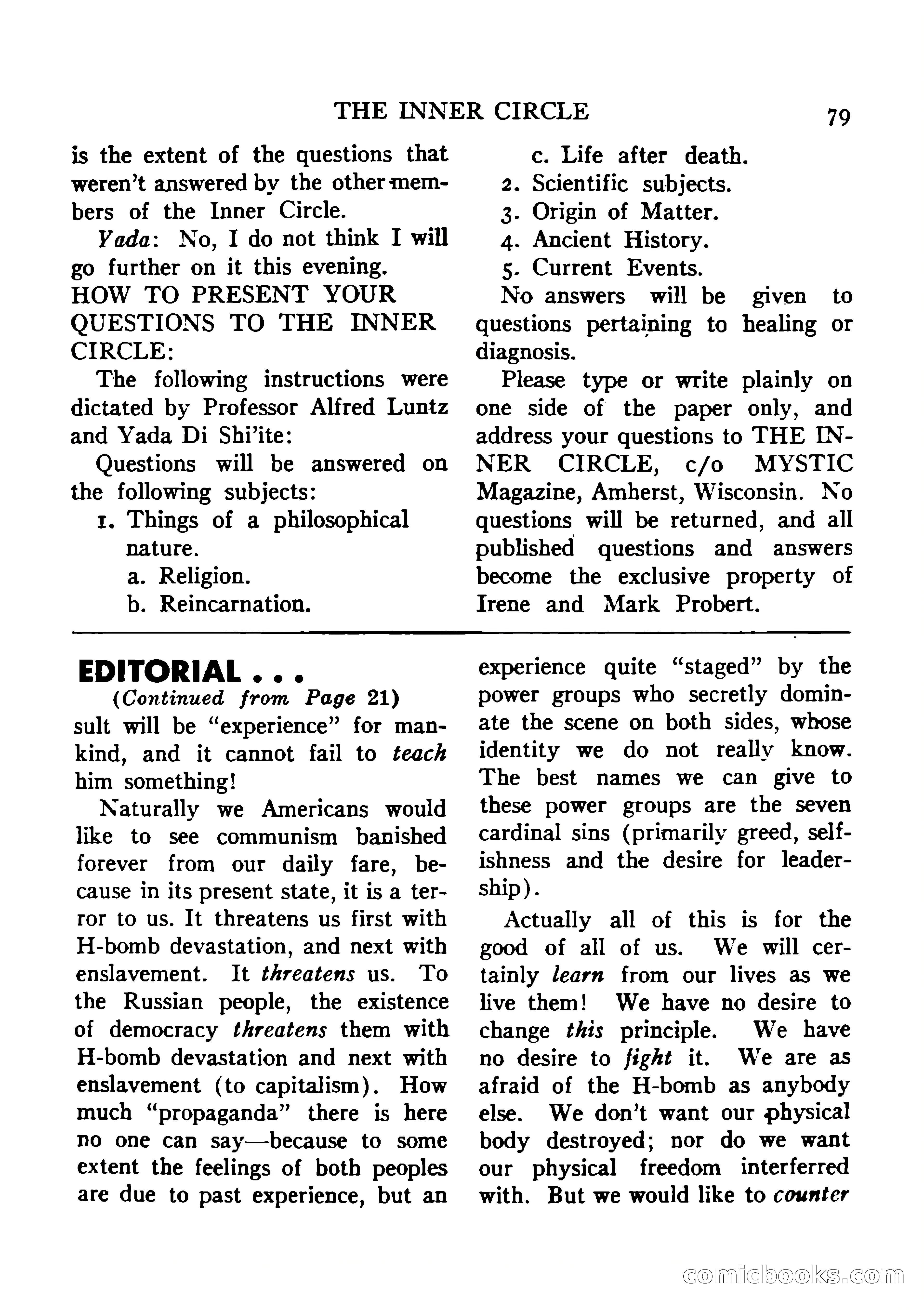 Mystic Magazine, August 1954 — page 79 of 133