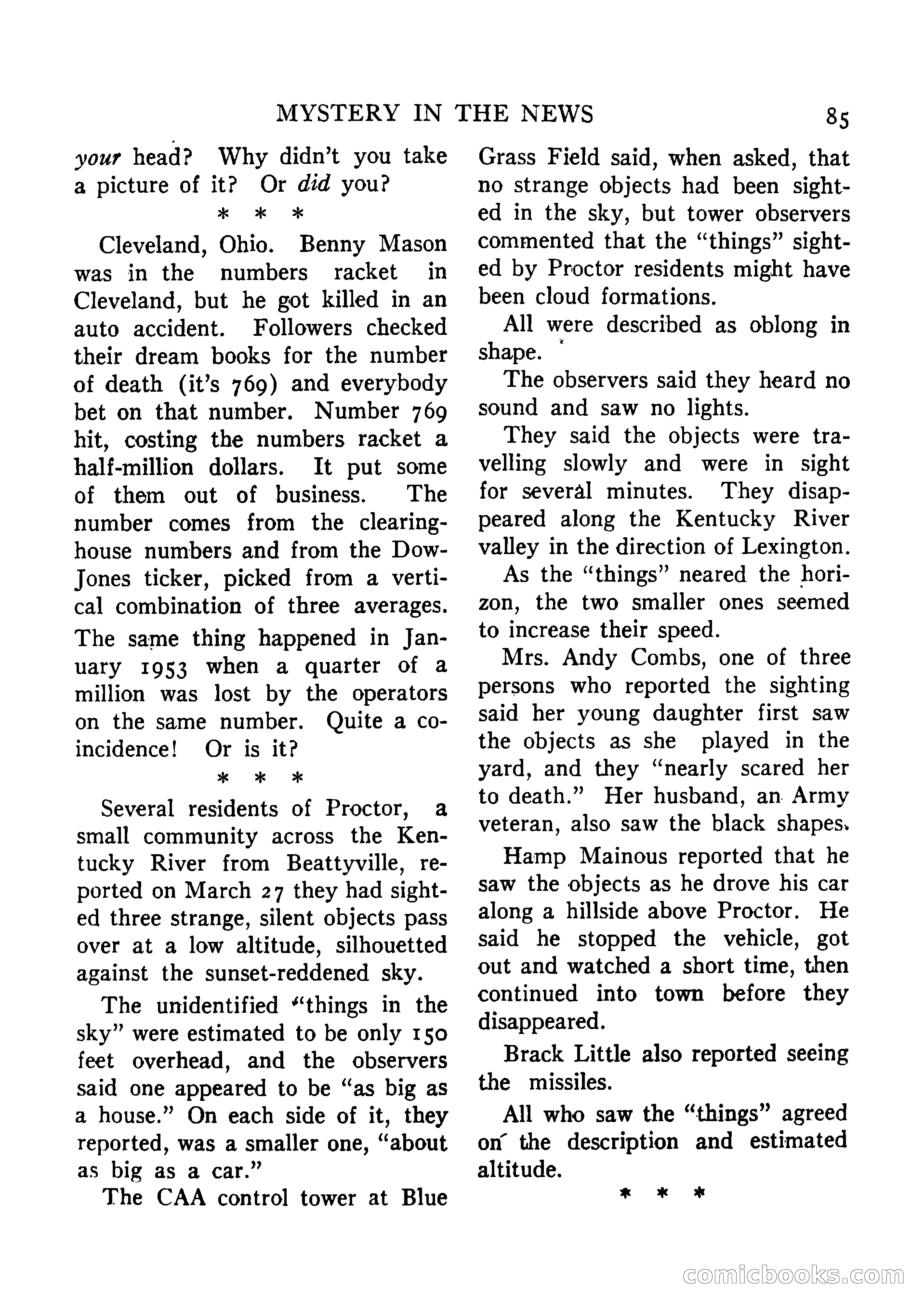 Mystic Magazine, August 1954 — page 85 of 133