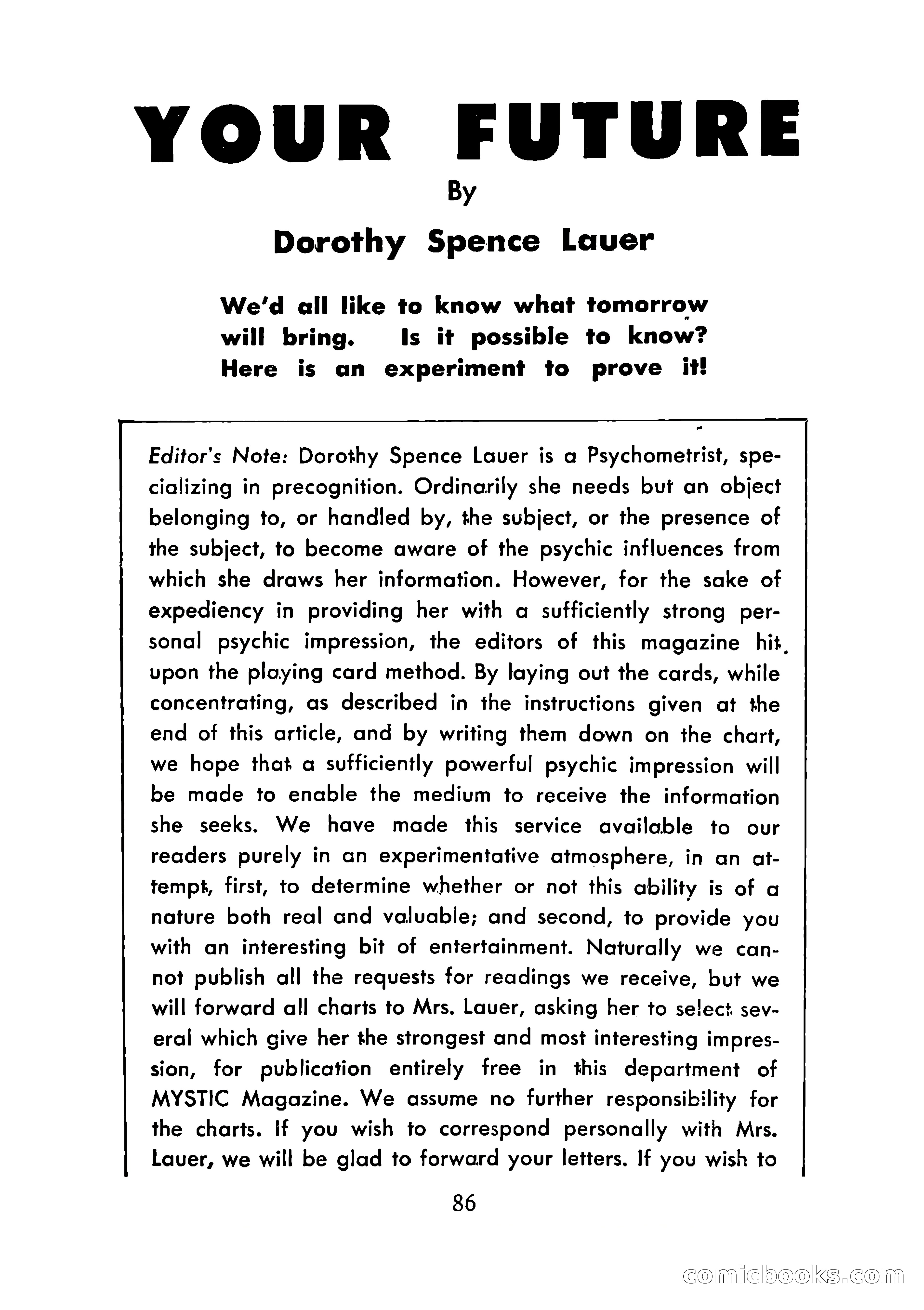 Mystic Magazine, August 1954 — page 86 of 133