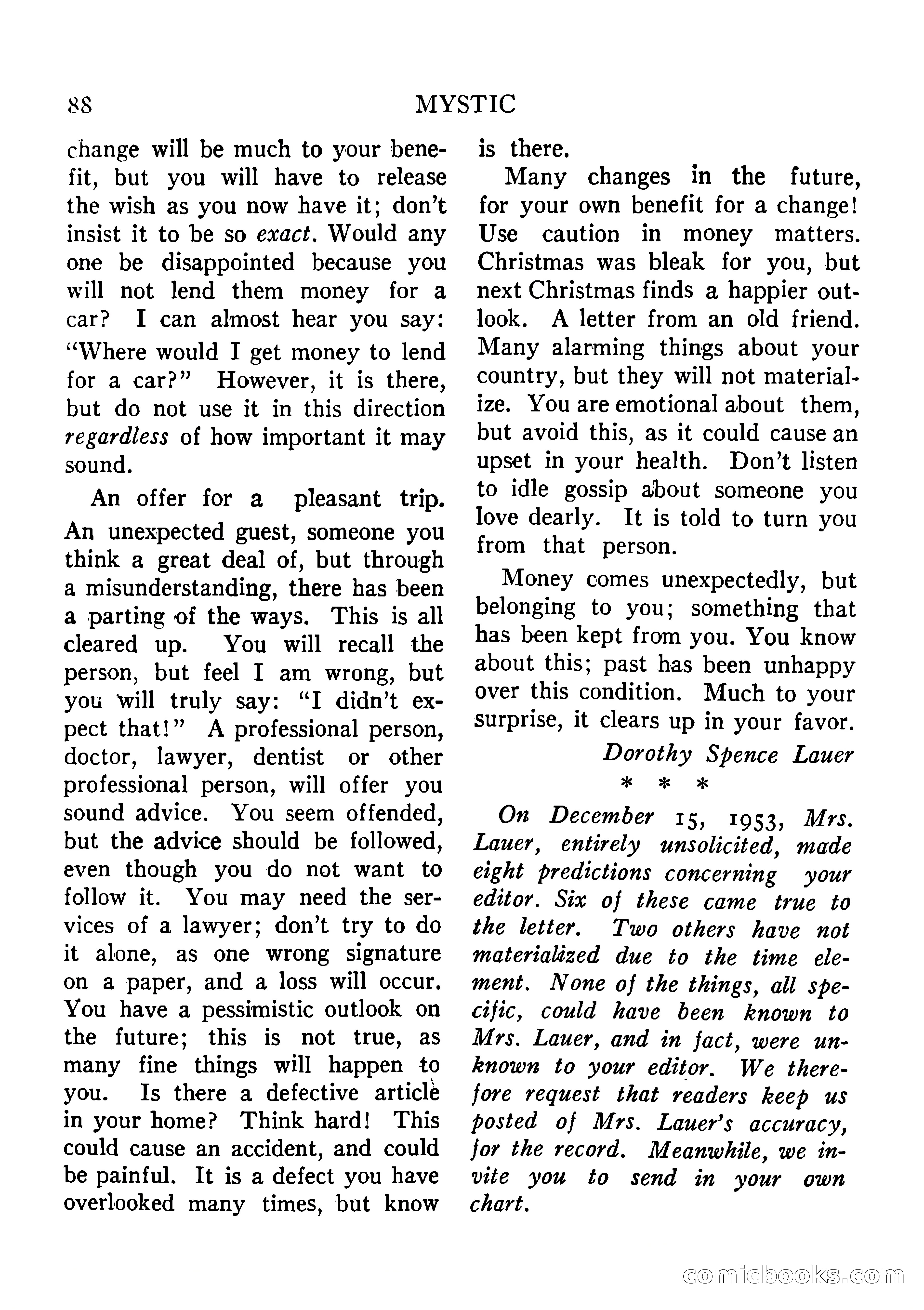 Mystic Magazine, August 1954 — page 88 of 133