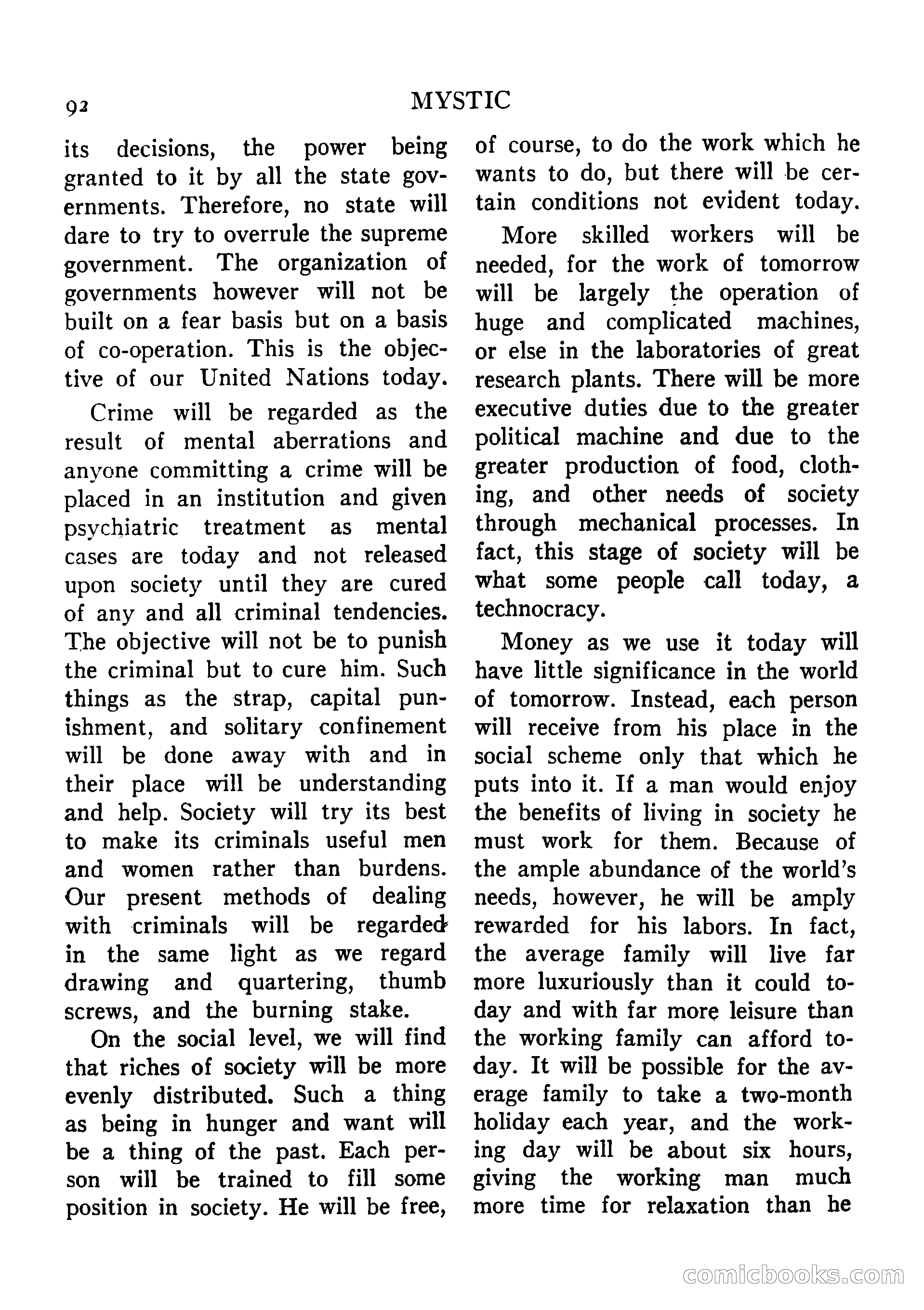 Mystic Magazine, August 1954 — page 92 of 133
