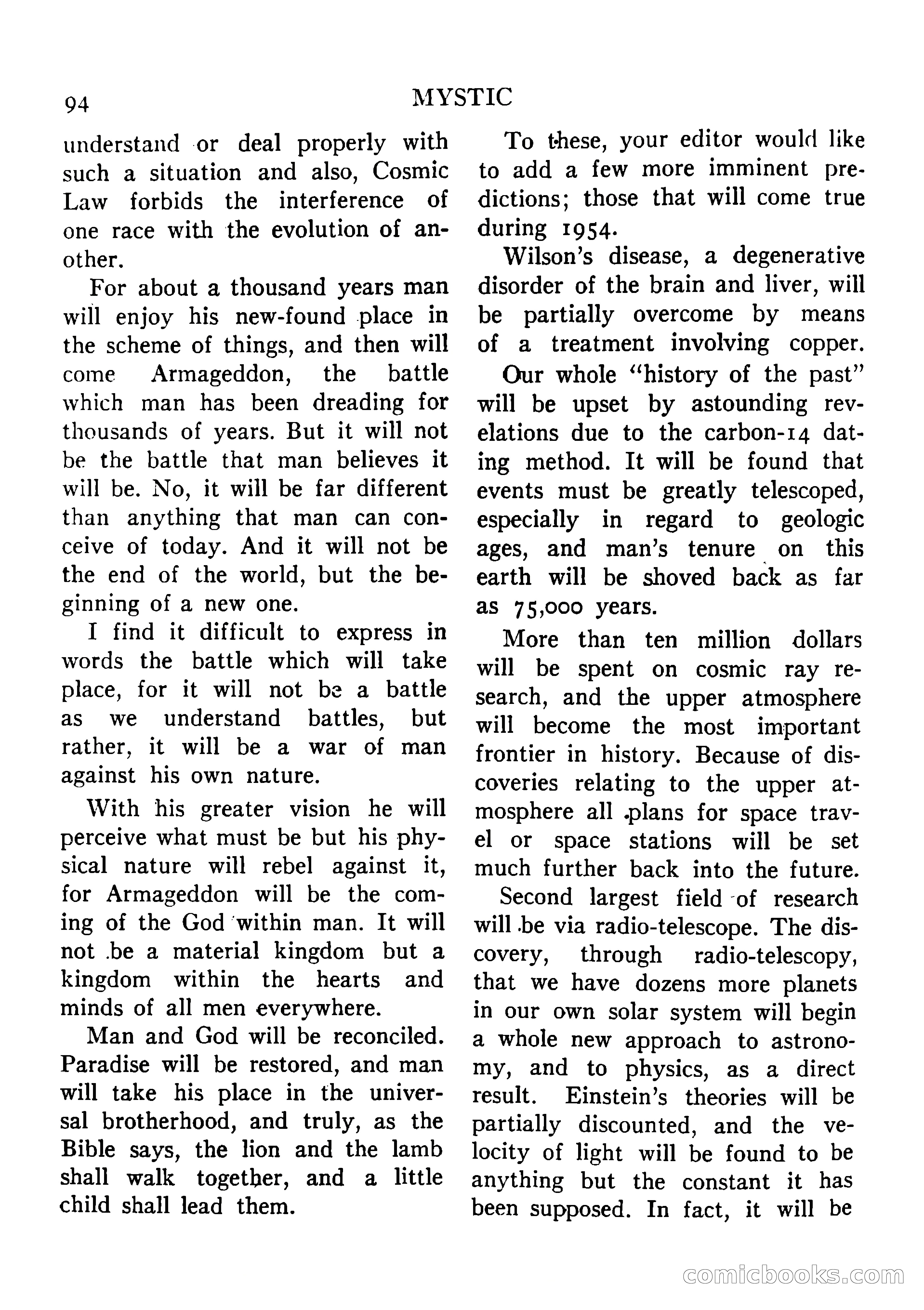 Mystic Magazine, August 1954 — page 94 of 133