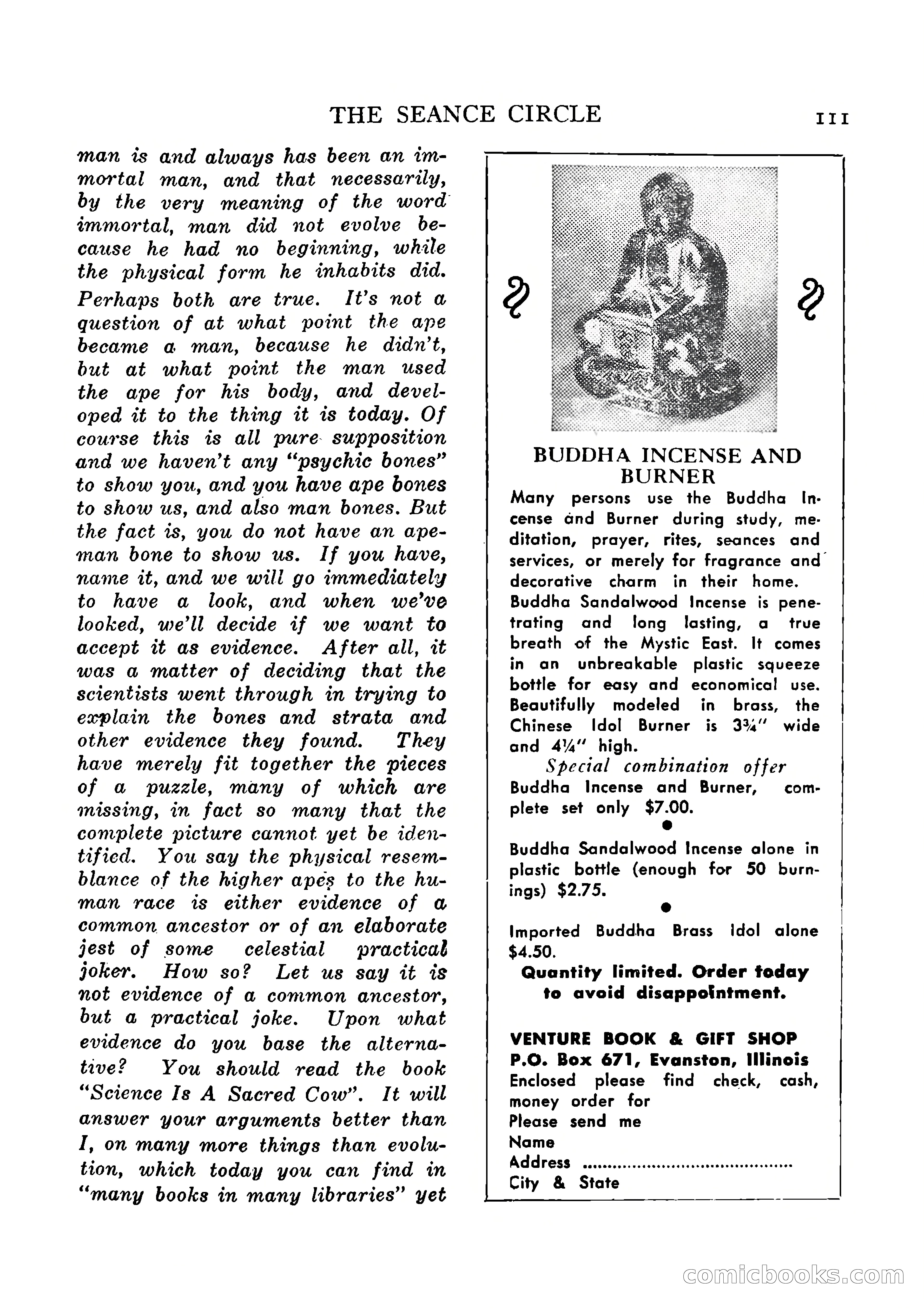 Mystic Magazine, August 1954 — page 111 of 133