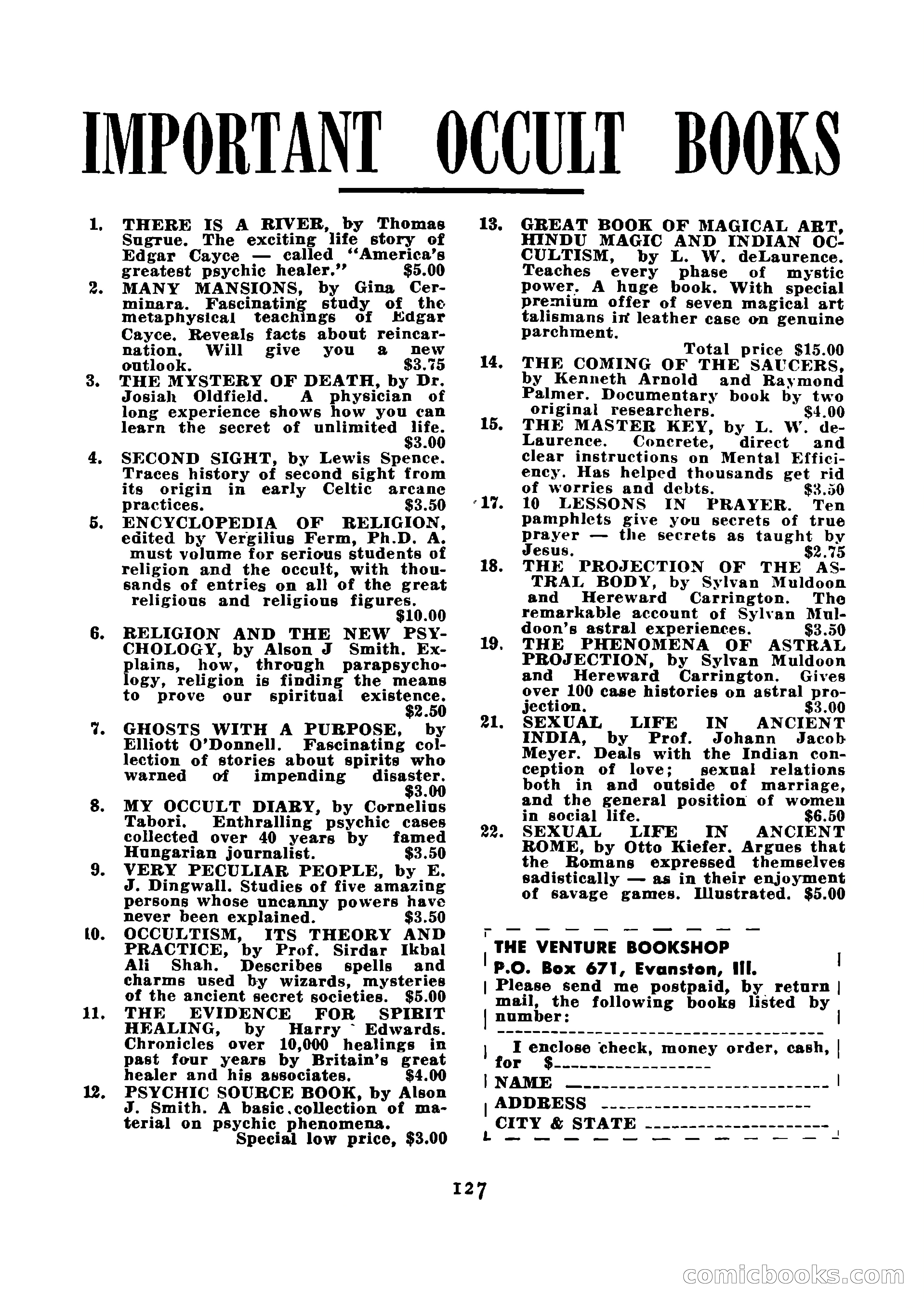 Mystic Magazine, August 1954 — page 127 of 133