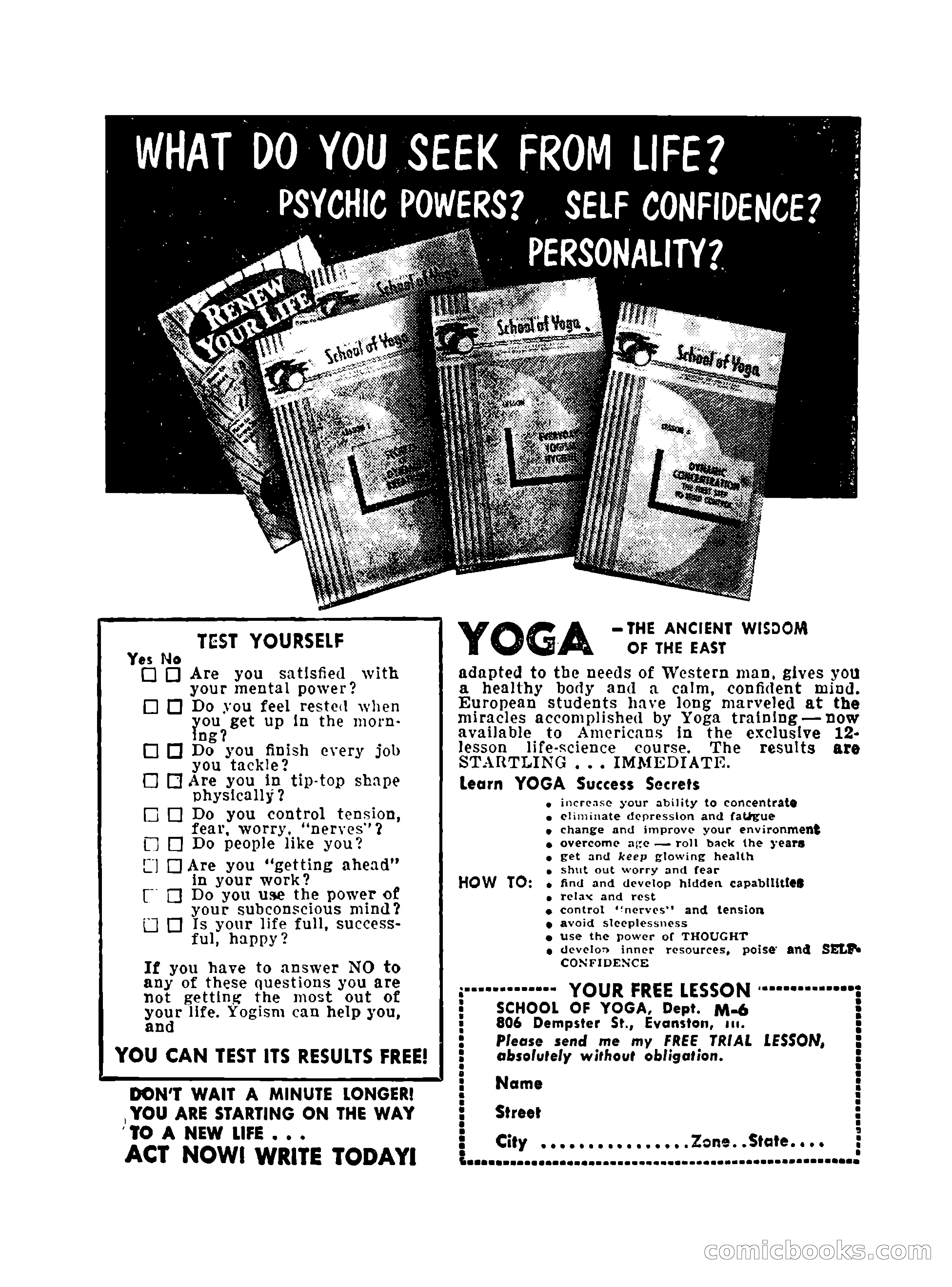 Mystic Magazine, October 1954 — page 2 of 133