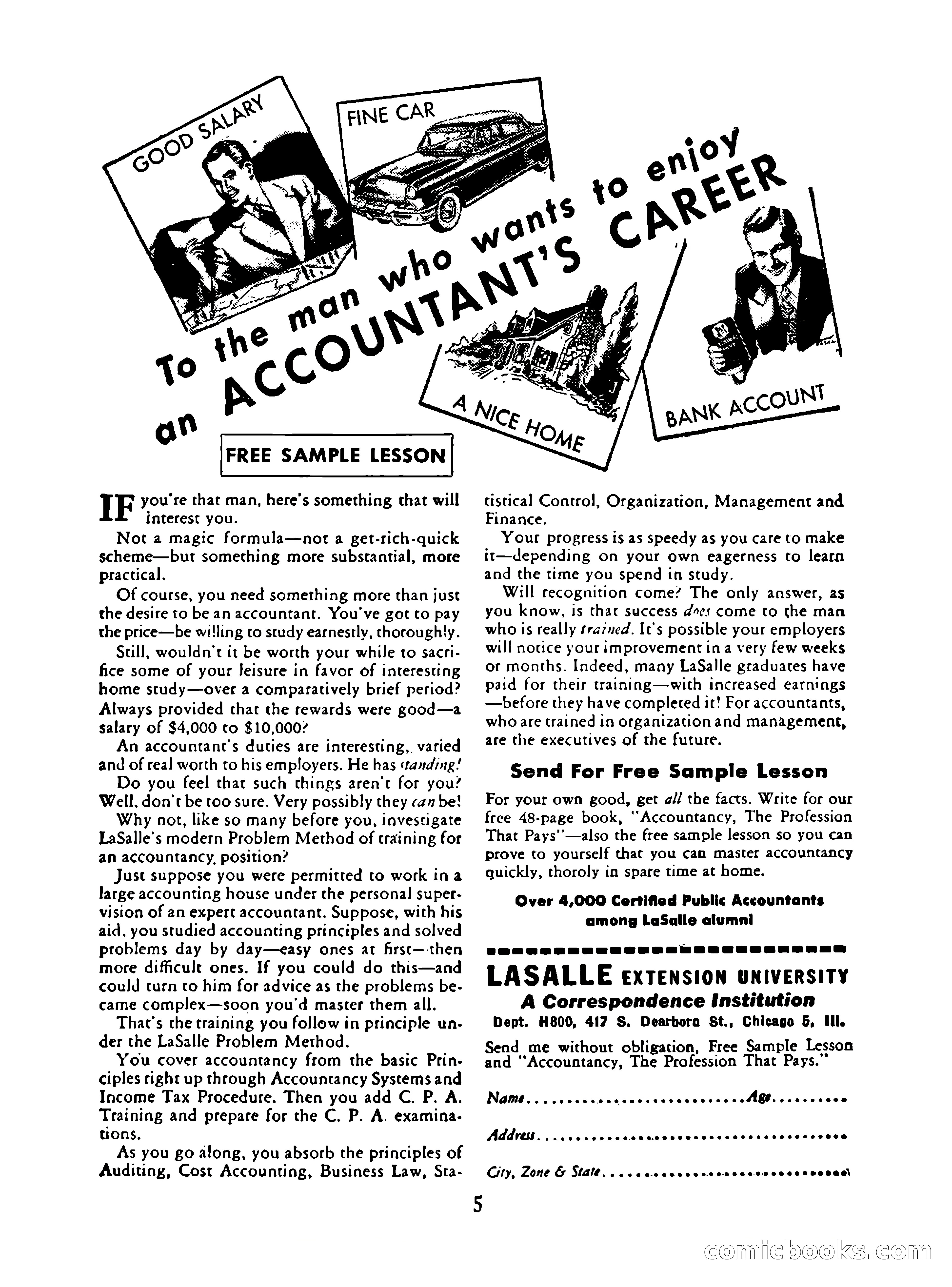 Mystic Magazine, October 1954 — page 5 of 133