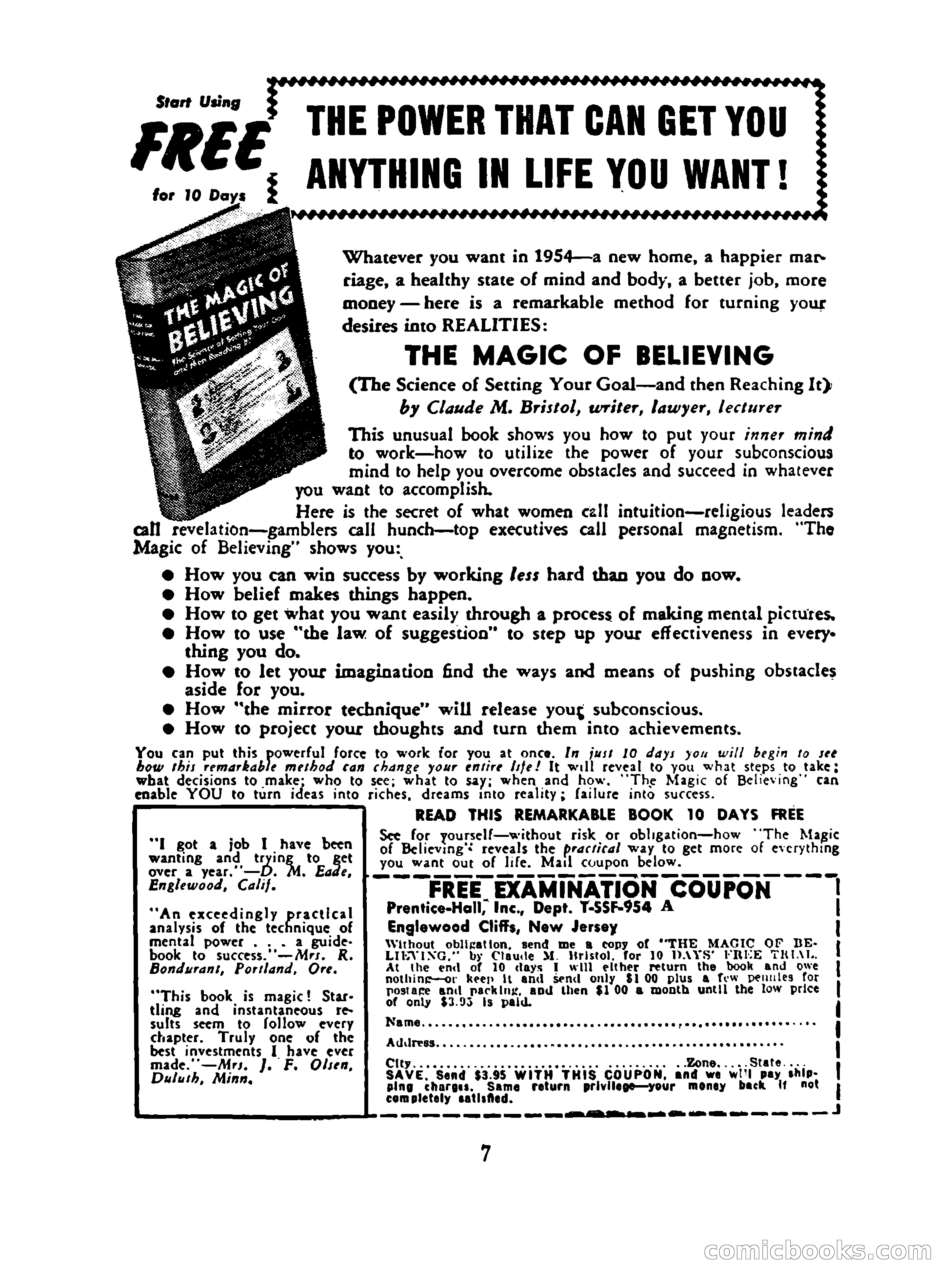 Mystic Magazine, October 1954 — page 7 of 133