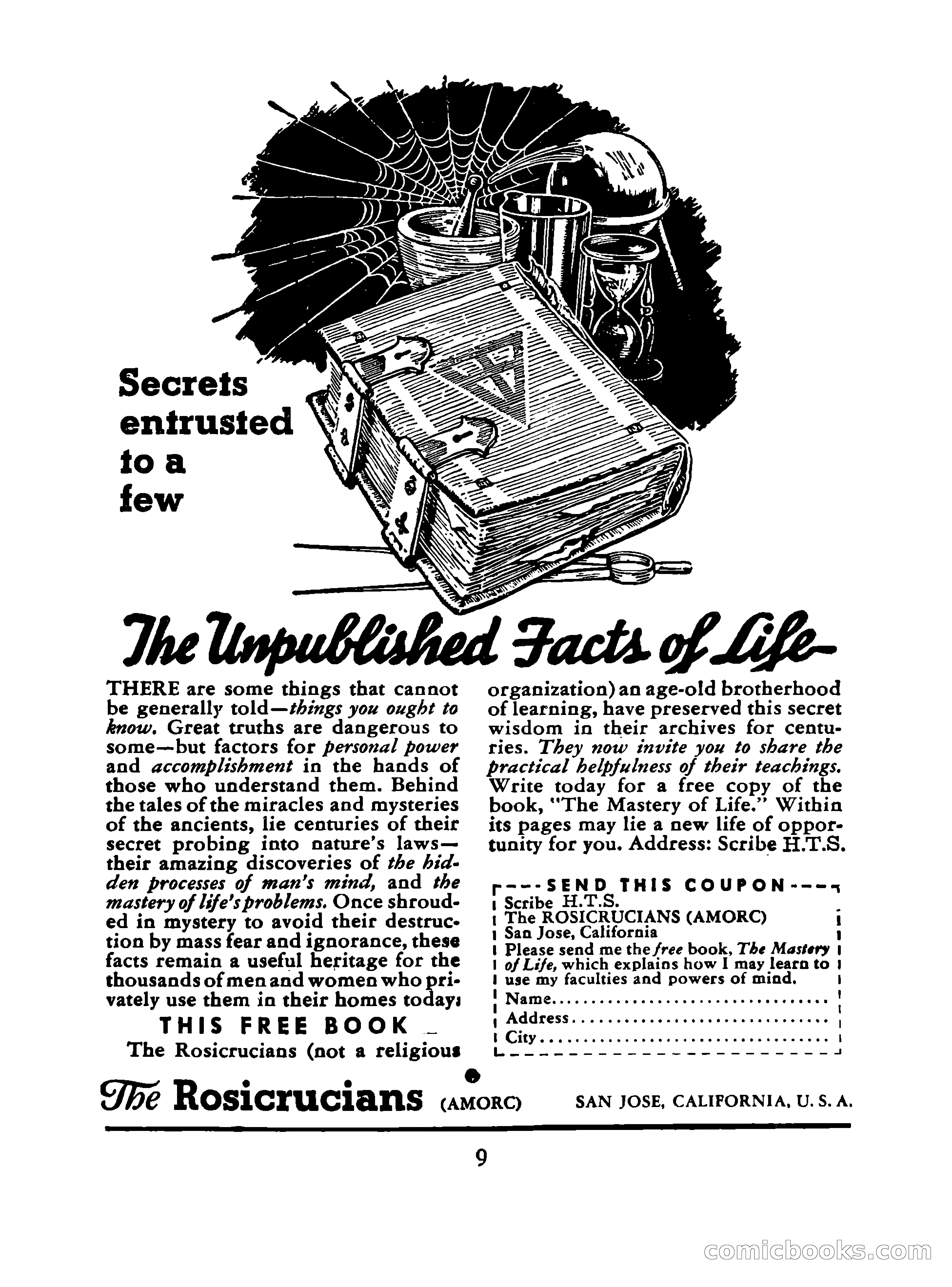 Mystic Magazine, October 1954 — page 9 of 133