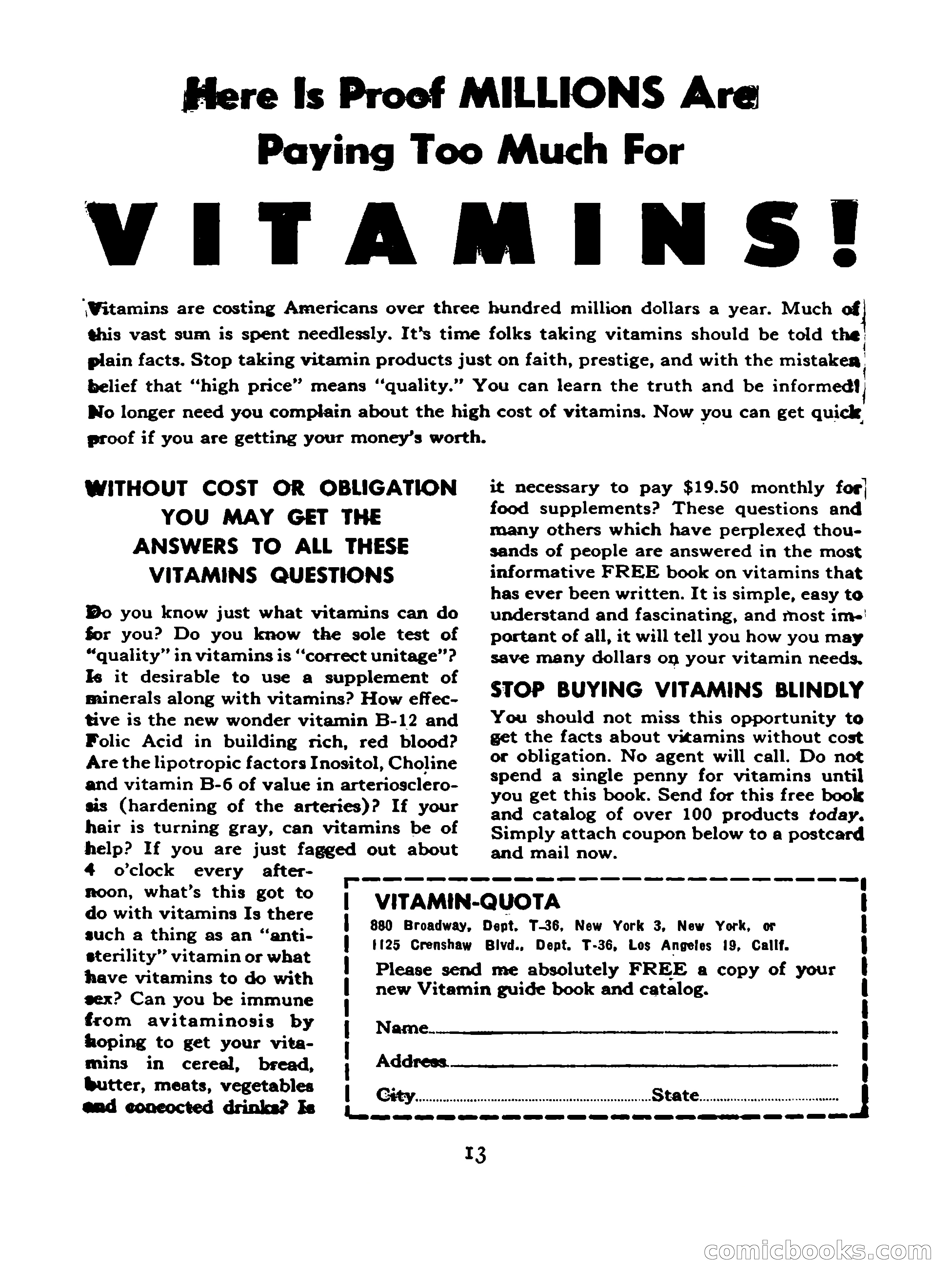 Mystic Magazine, October 1954 — page 13 of 133