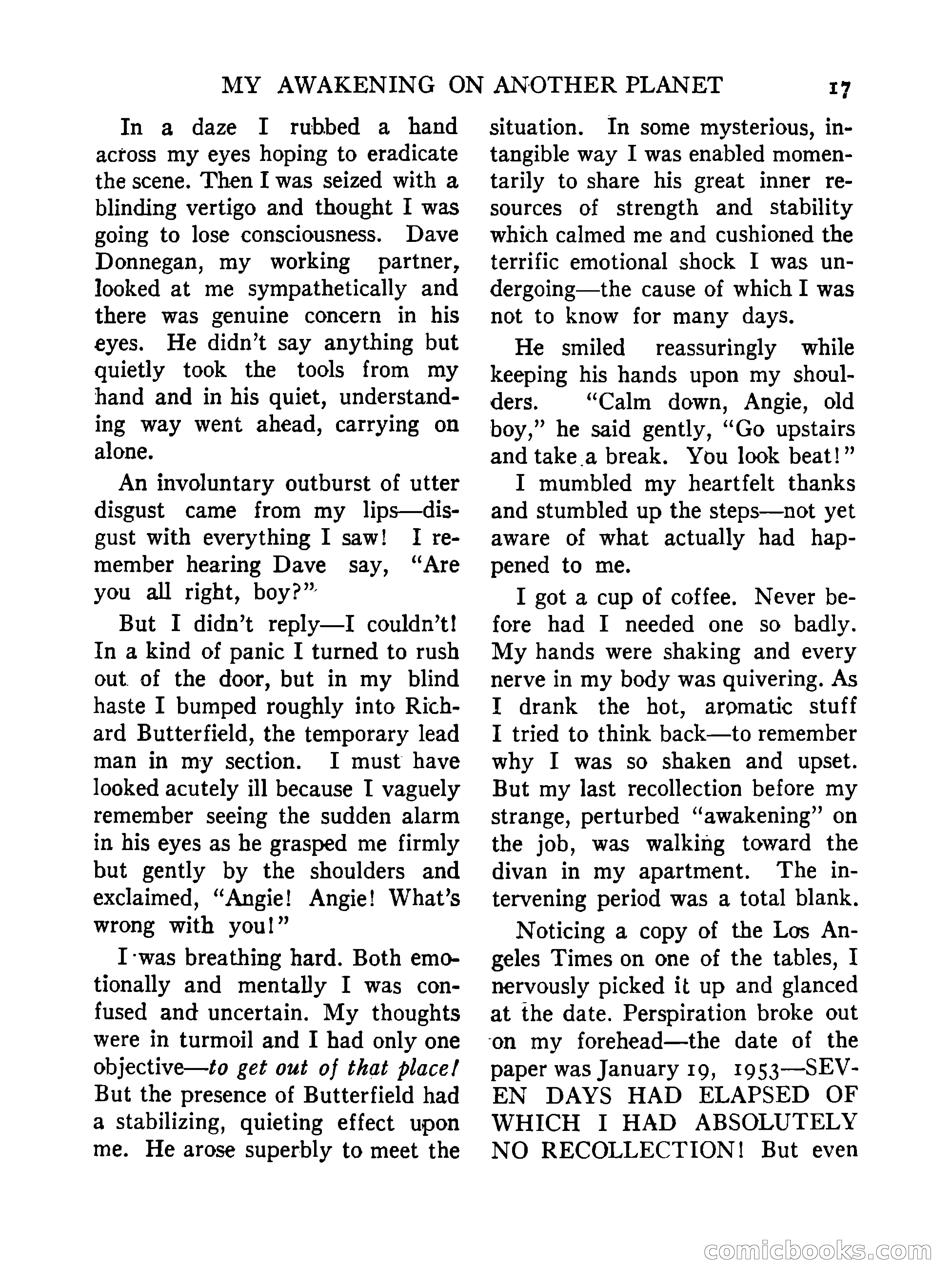 Mystic Magazine, October 1954 — page 17 of 133