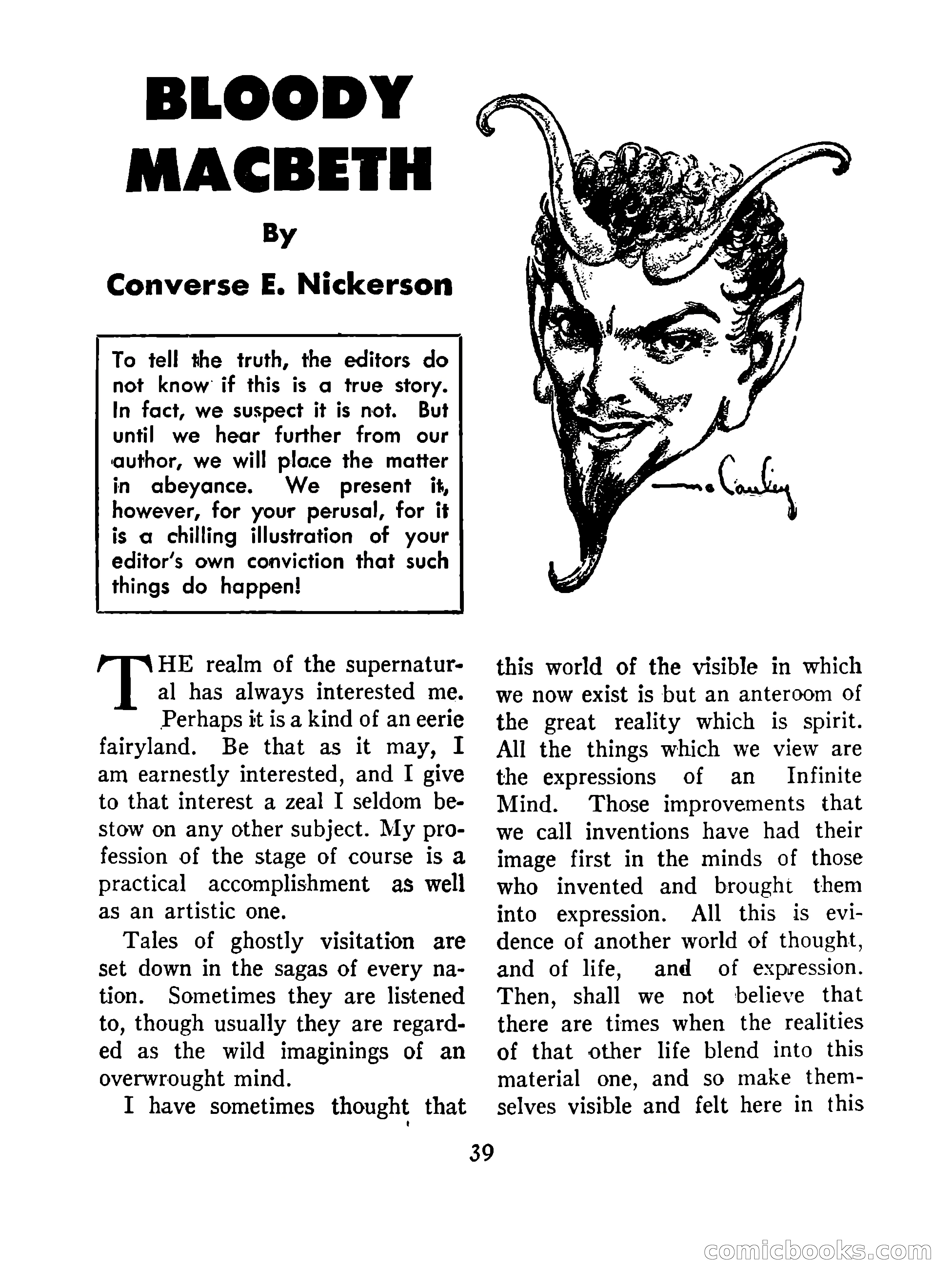 Mystic Magazine, October 1954 — page 39 of 133