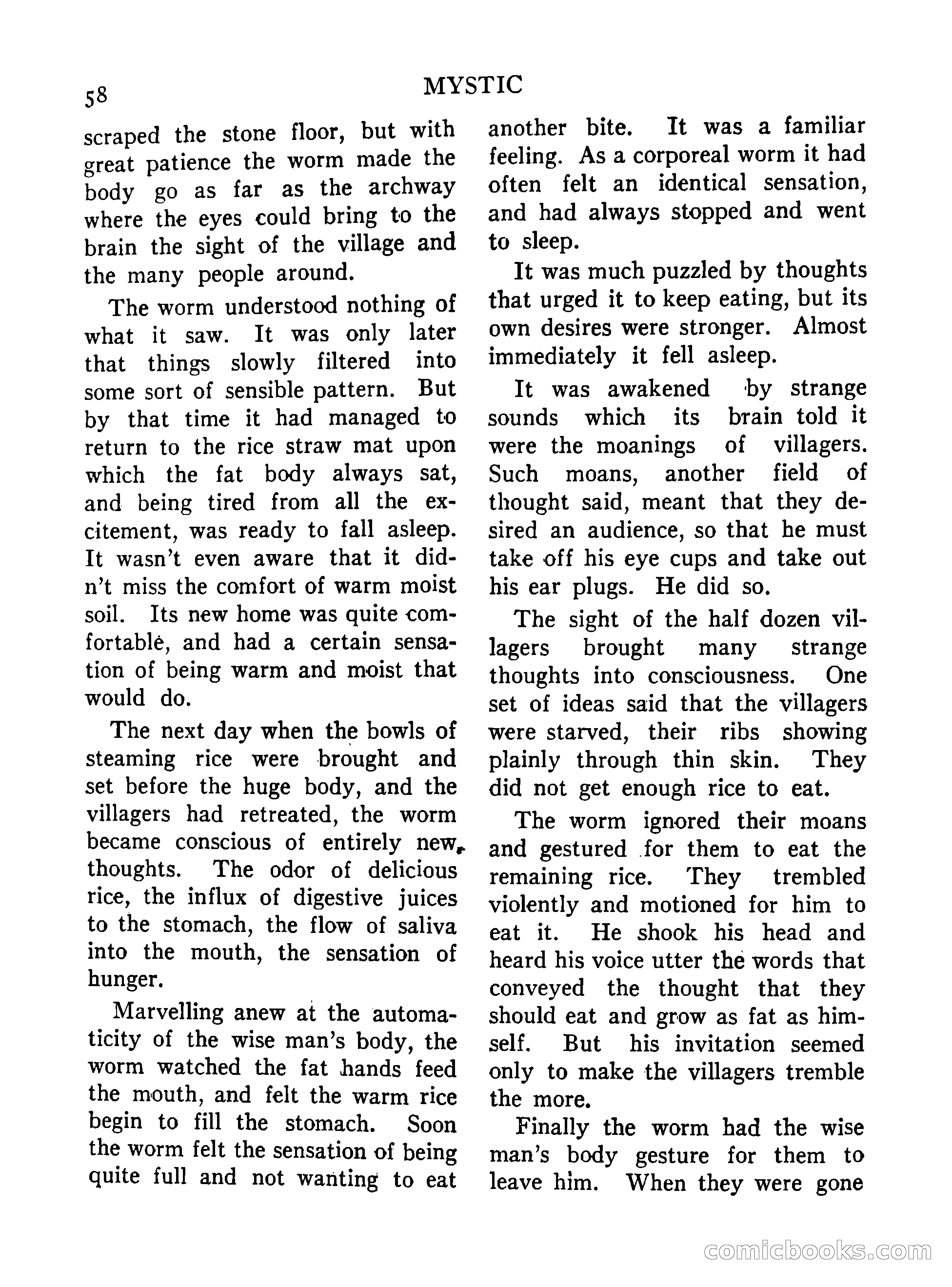 Mystic Magazine, October 1954 — page 58 of 133
