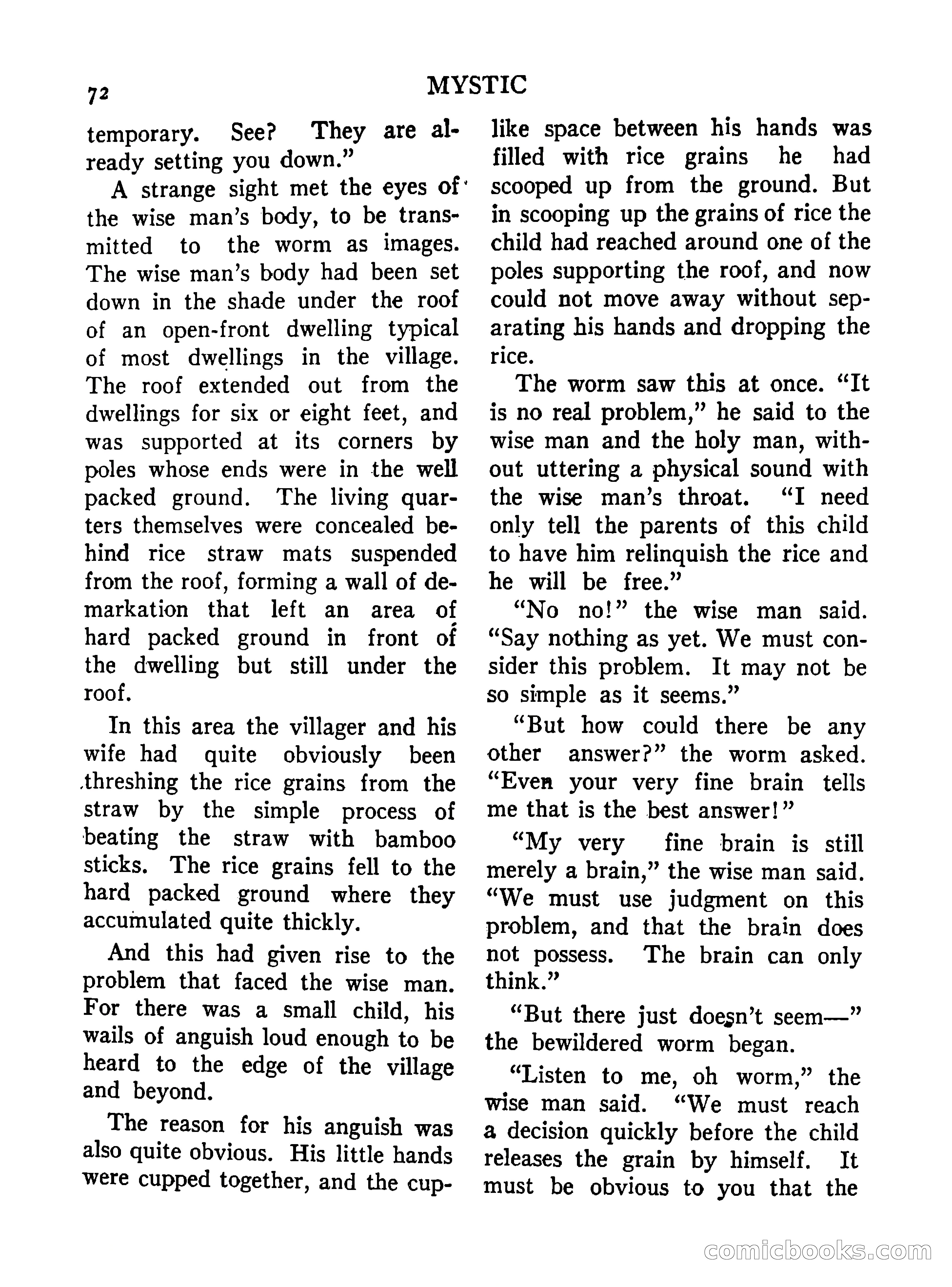 Mystic Magazine, October 1954 — page 72 of 133