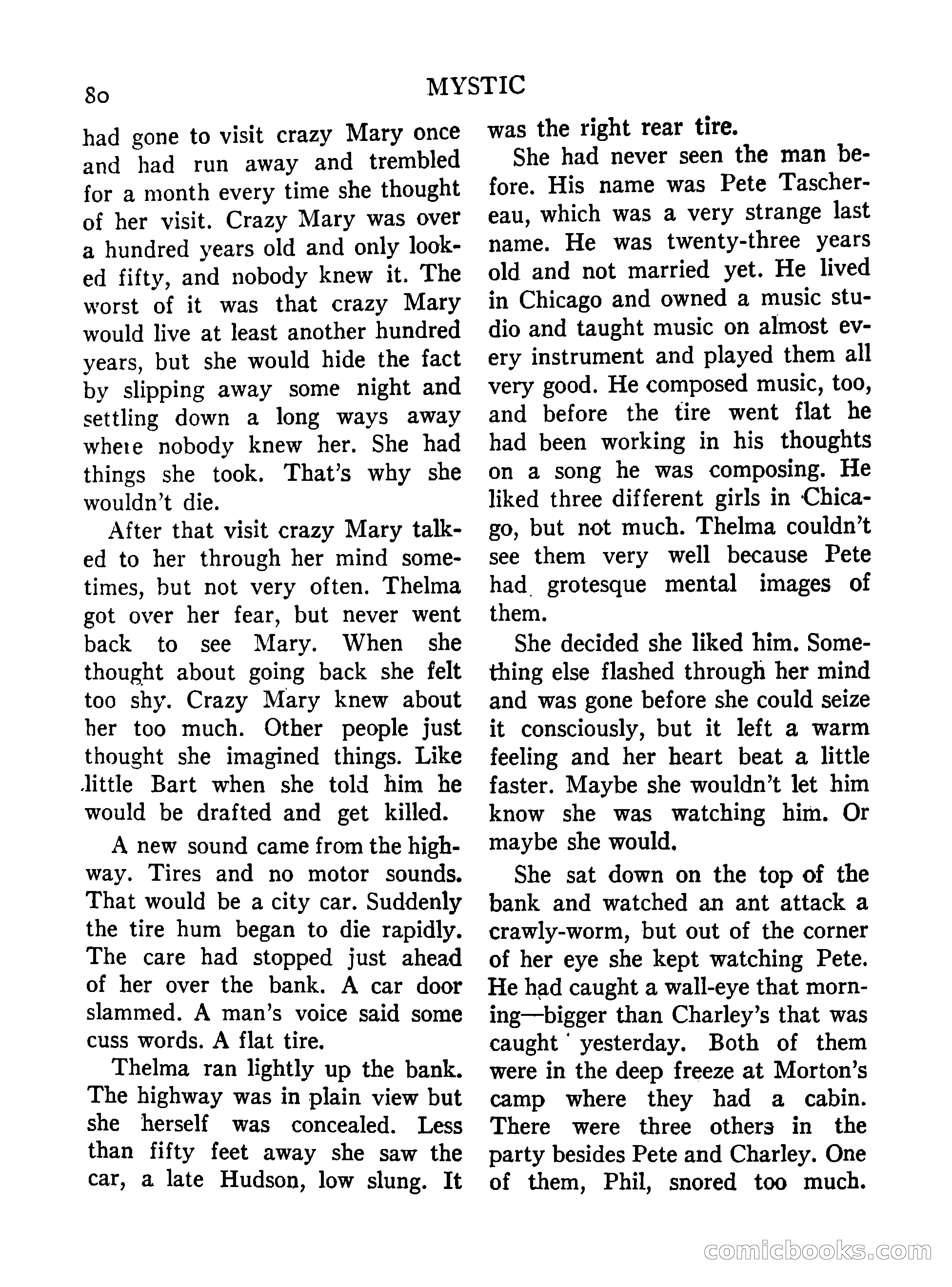 Mystic Magazine, October 1954 — page 80 of 133