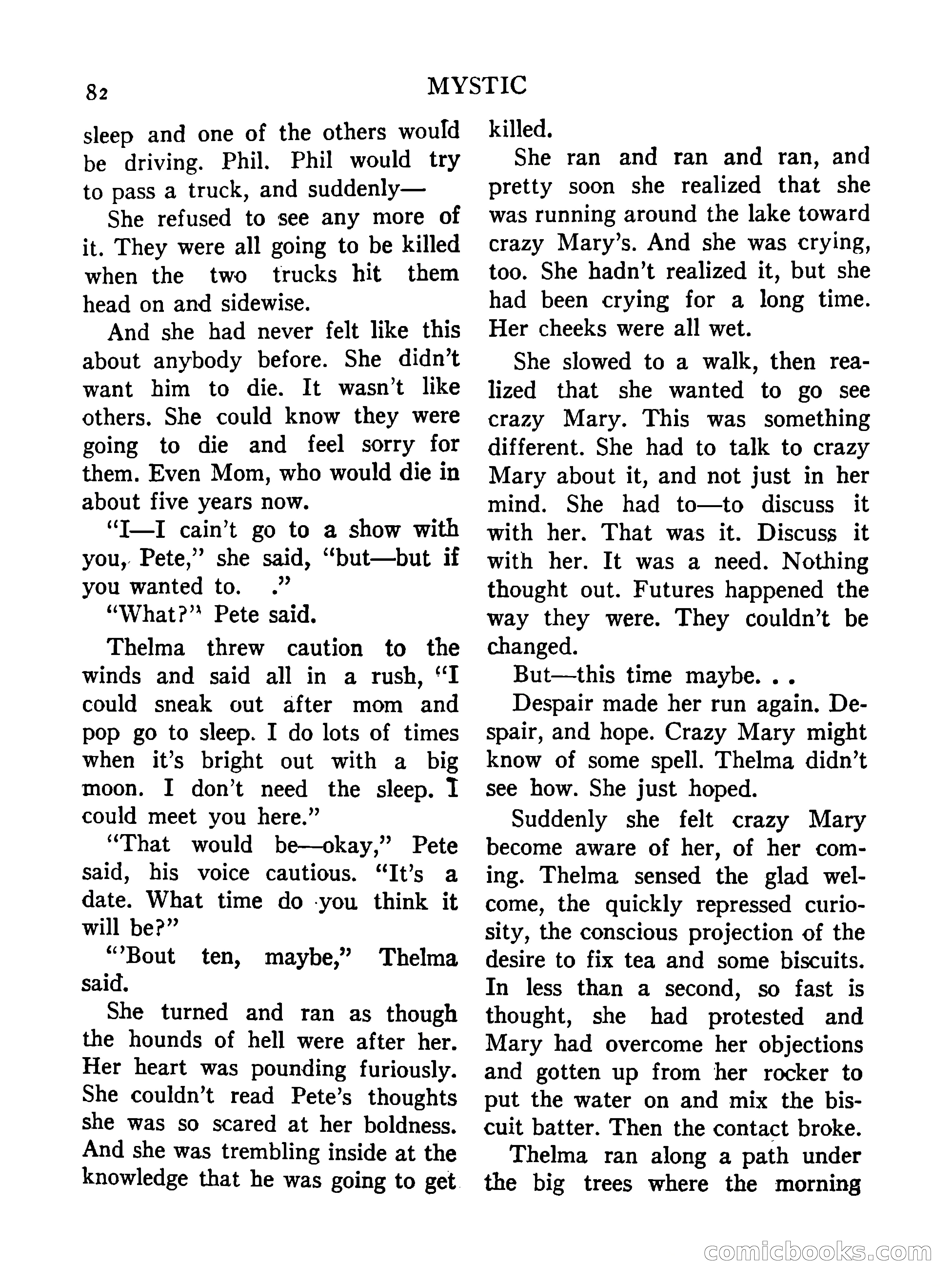 Mystic Magazine, October 1954 — page 82 of 133