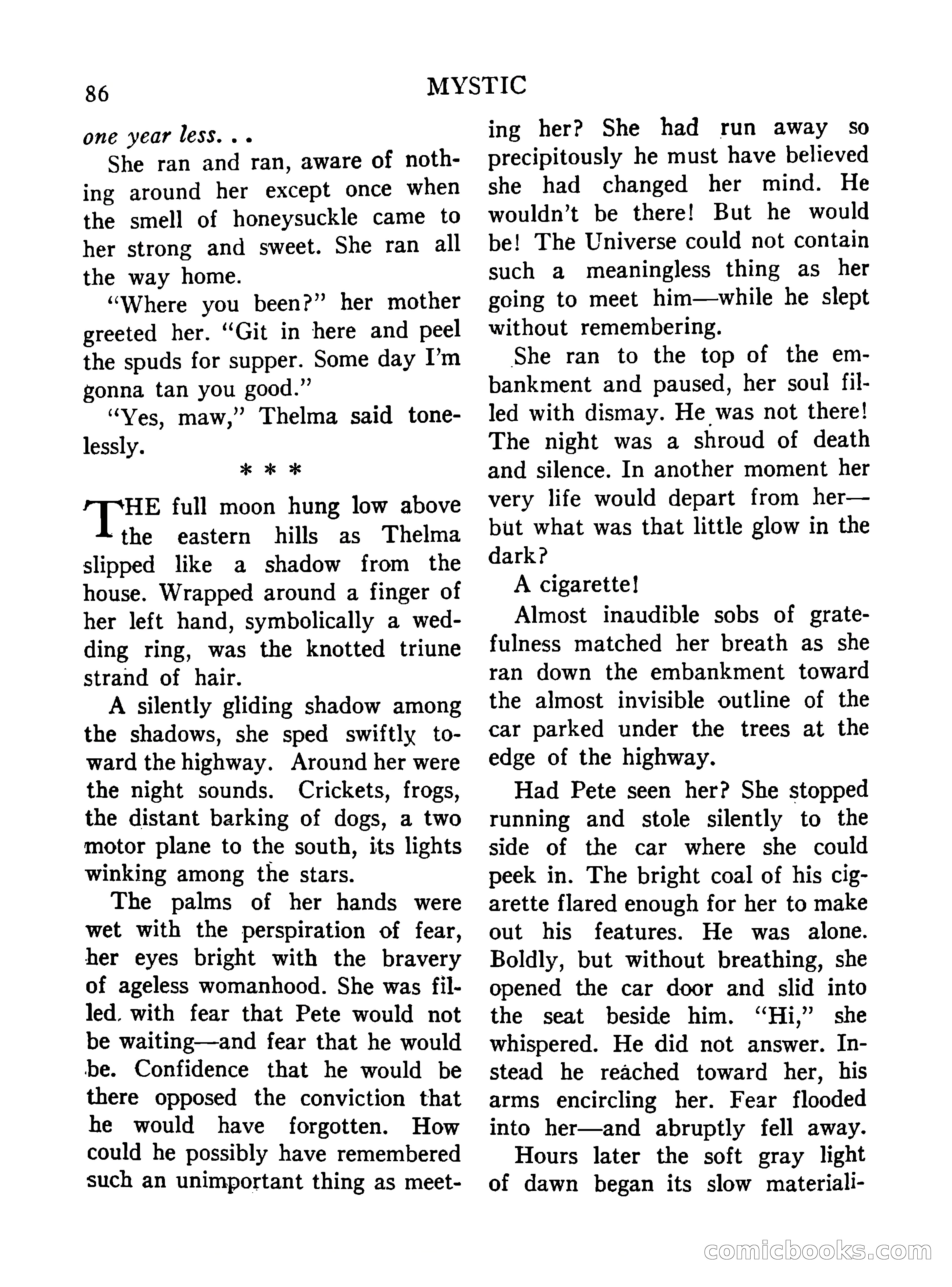 Mystic Magazine, October 1954 — page 86 of 133