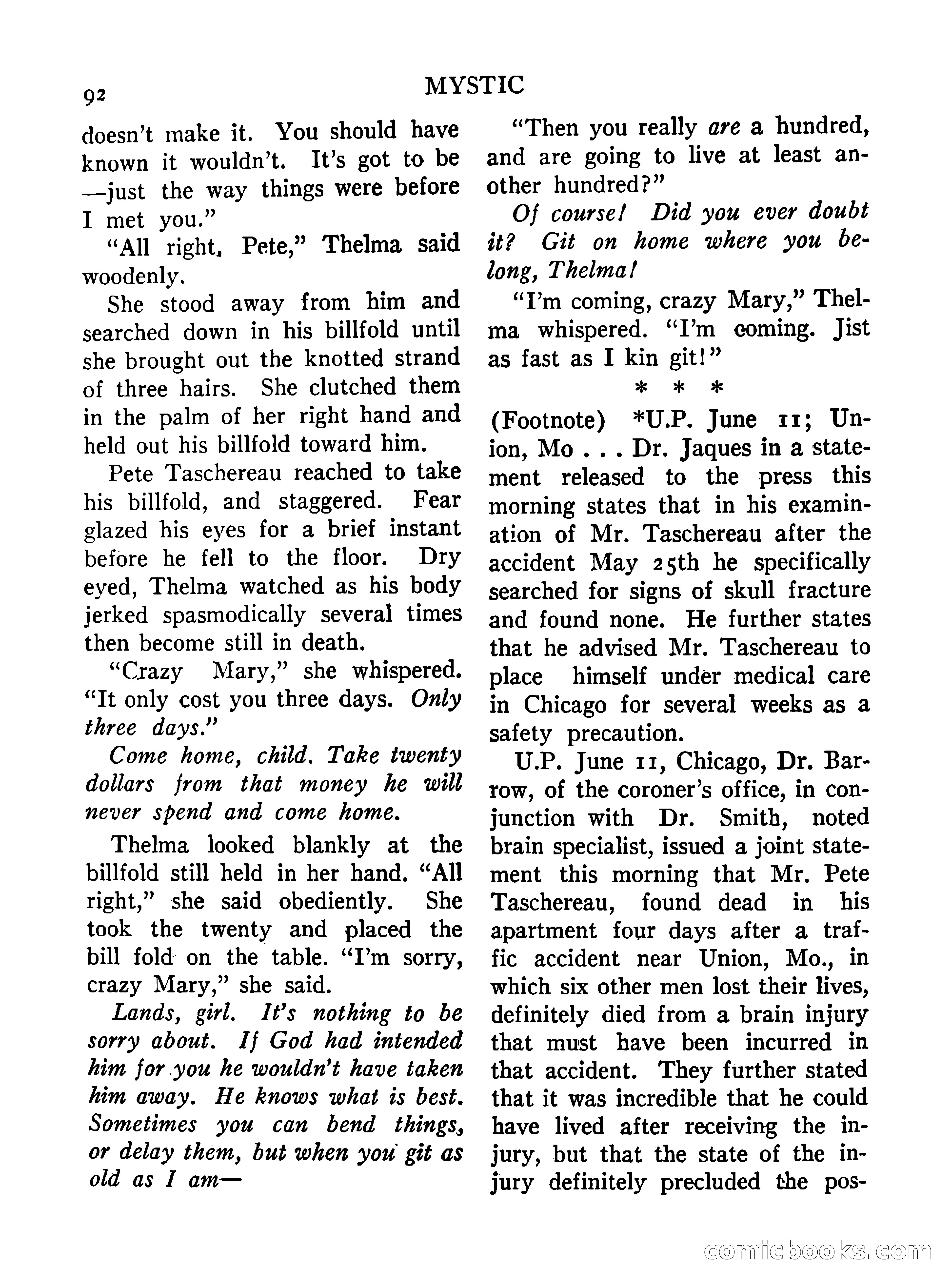 Mystic Magazine, October 1954 — page 92 of 133