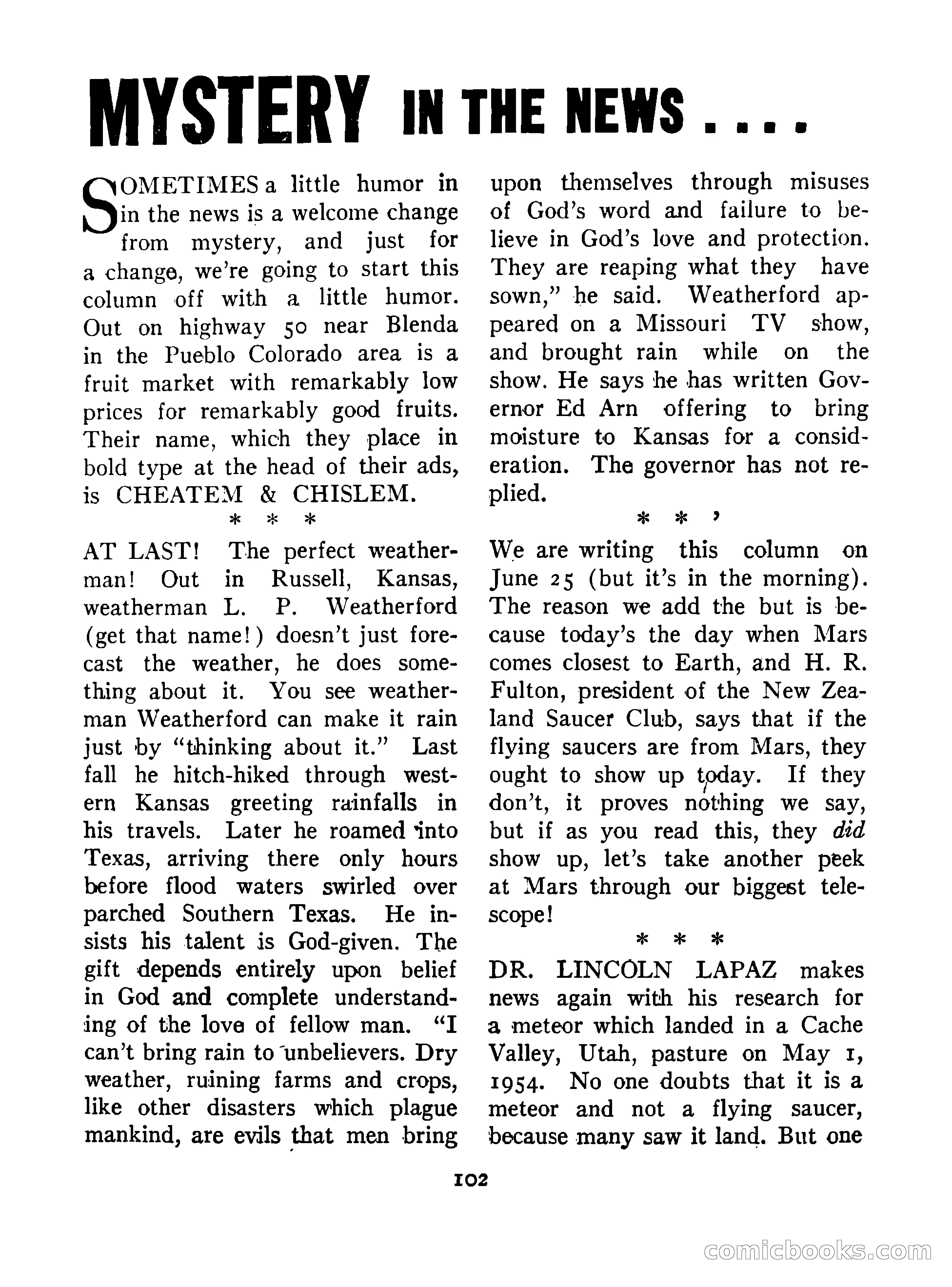 Mystic Magazine, October 1954 — page 102 of 133