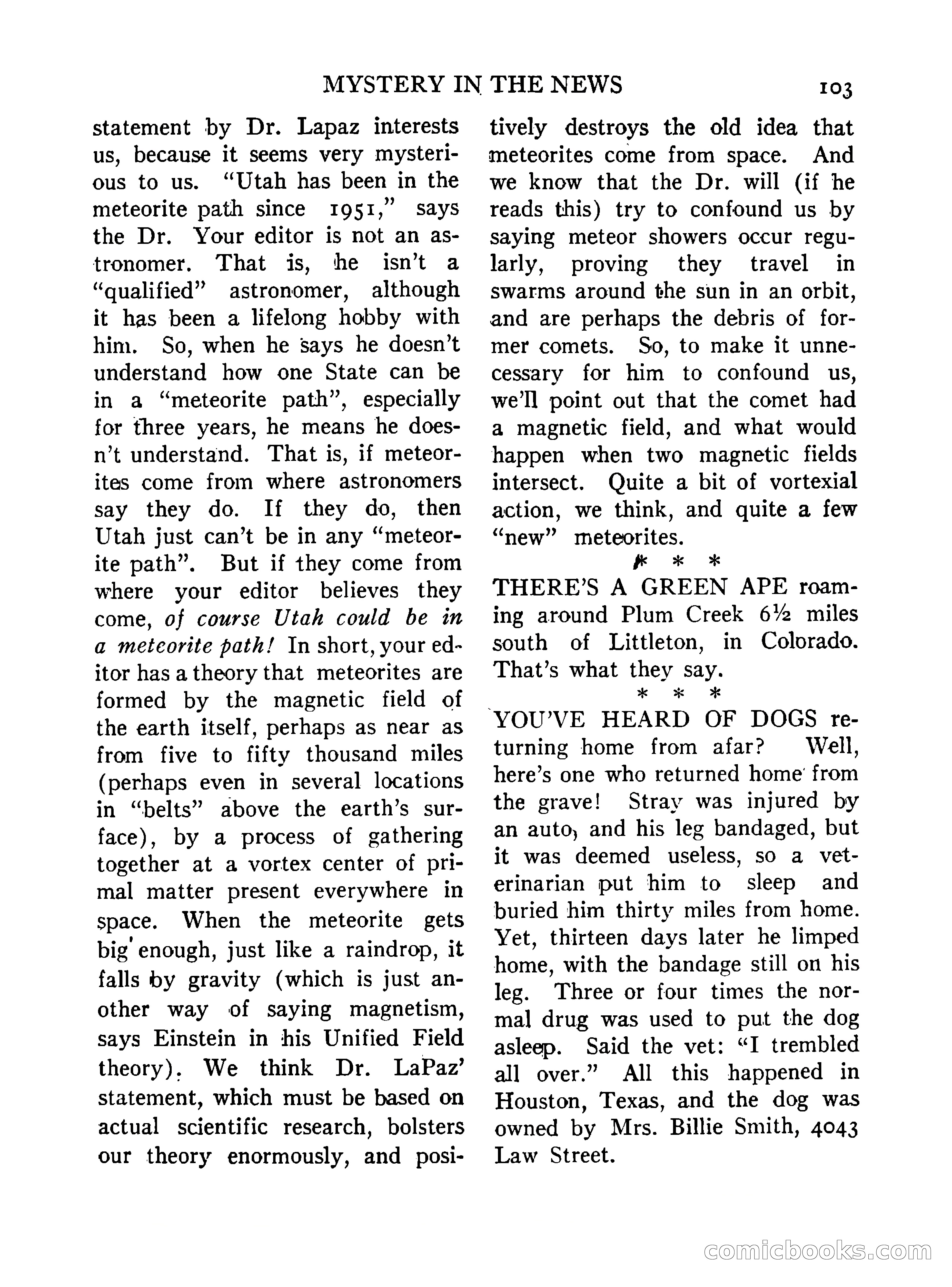 Mystic Magazine, October 1954 — page 103 of 133