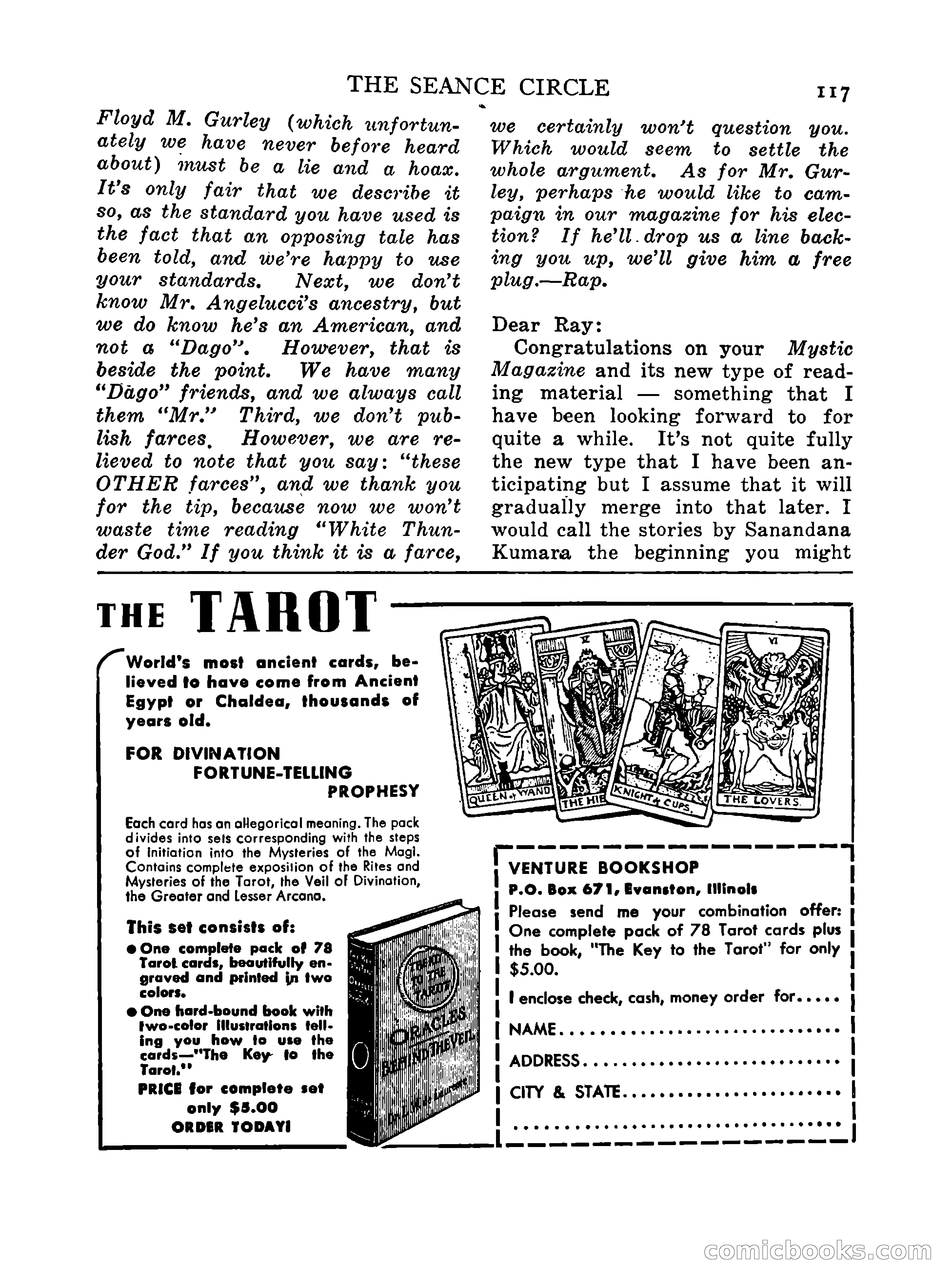 Mystic Magazine, October 1954 — page 117 of 133