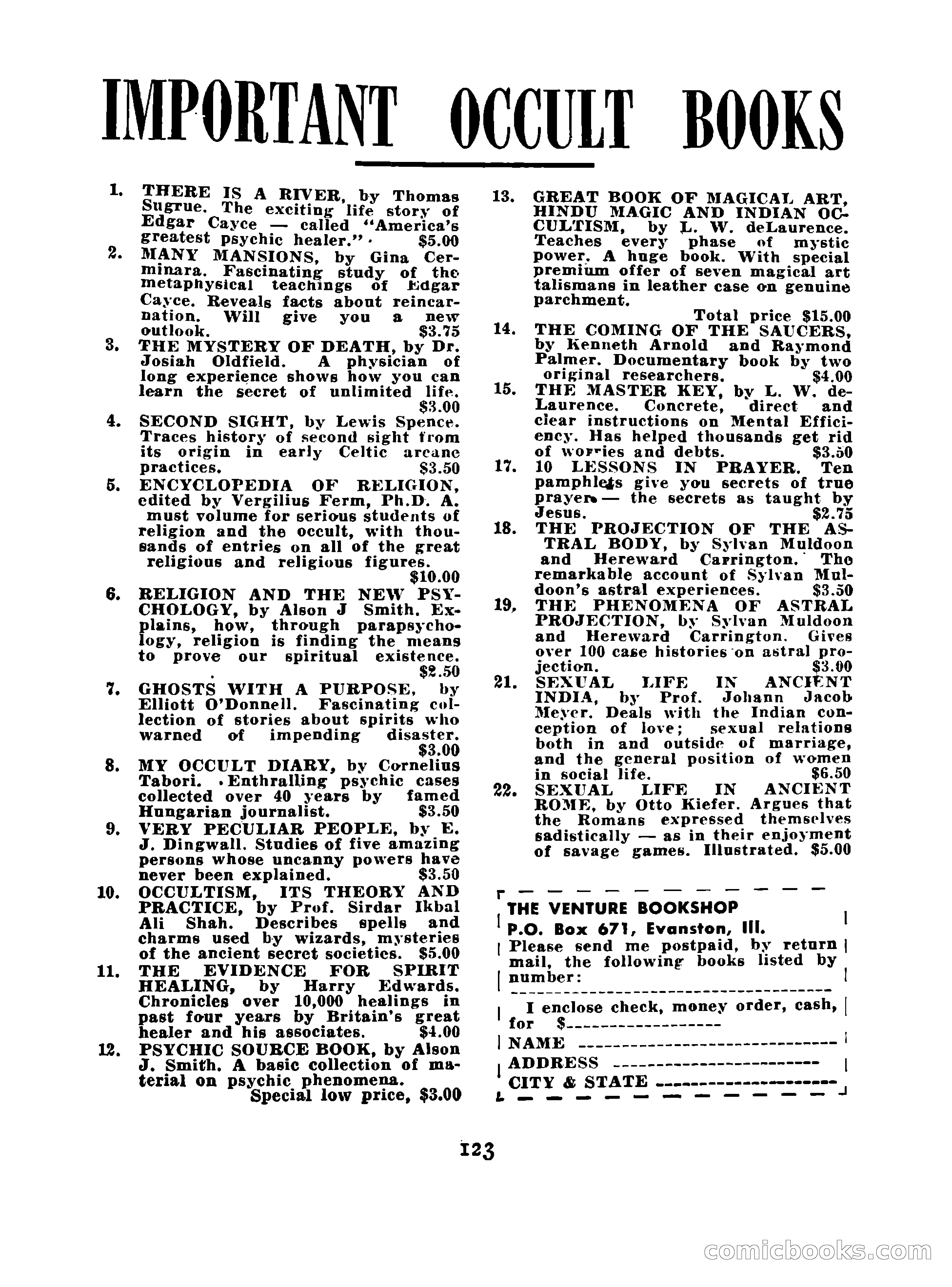 Mystic Magazine, October 1954 — page 123 of 133