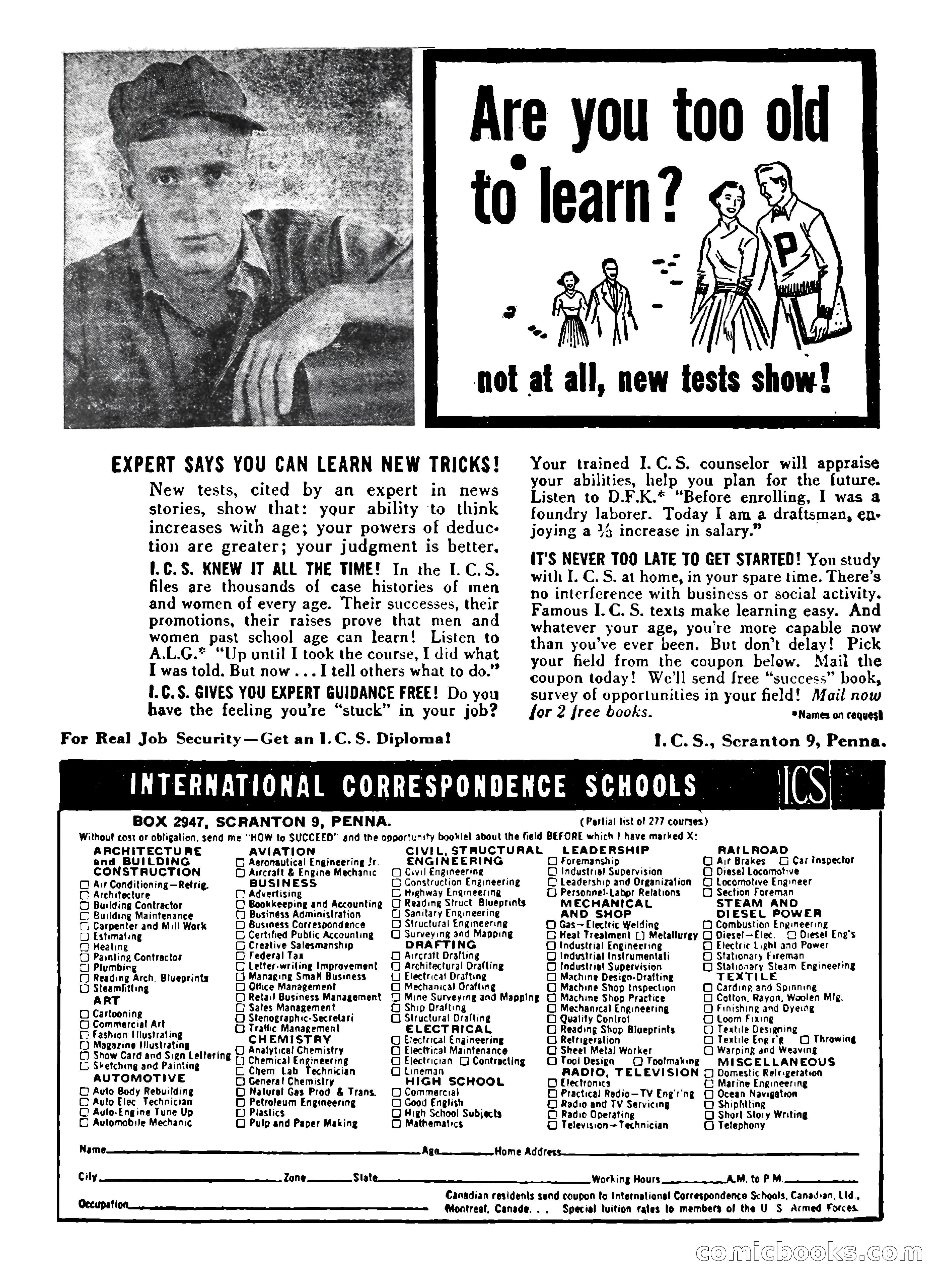 Mystic Magazine, December 1954 — page 3 of 133