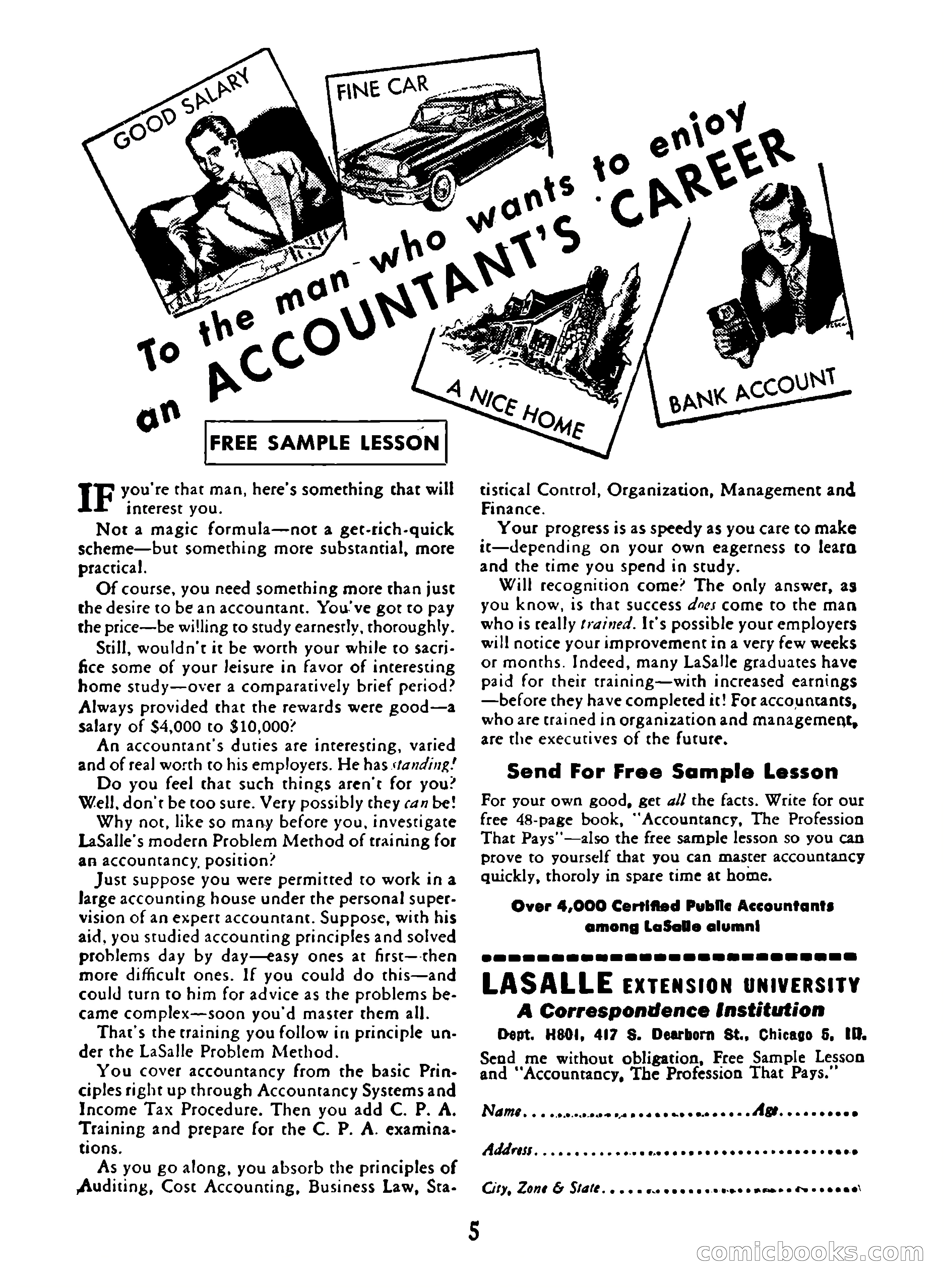 Mystic Magazine, December 1954 — page 5 of 133