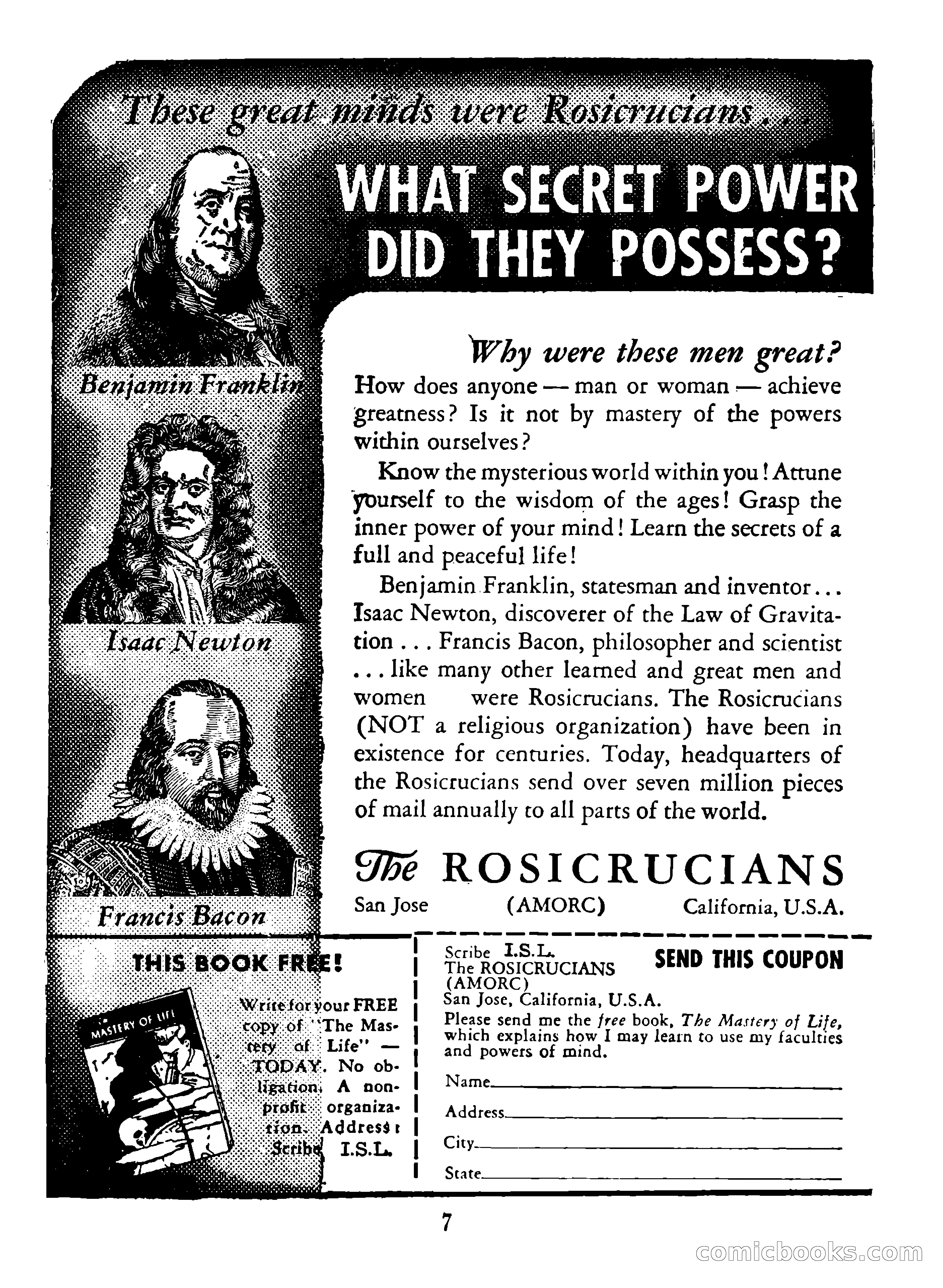 Mystic Magazine, December 1954 — page 7 of 133