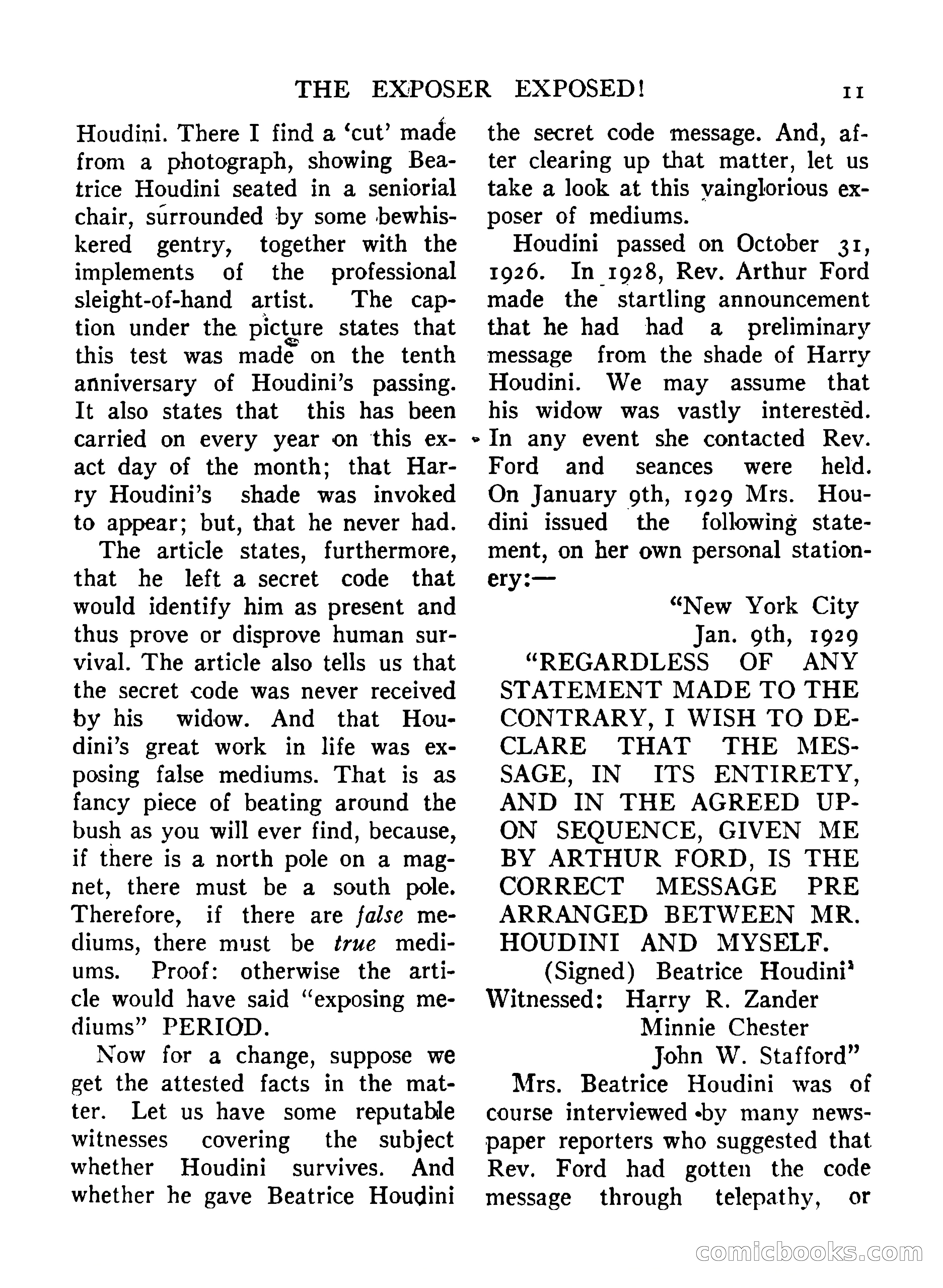 Mystic Magazine, December 1954 — page 11 of 133