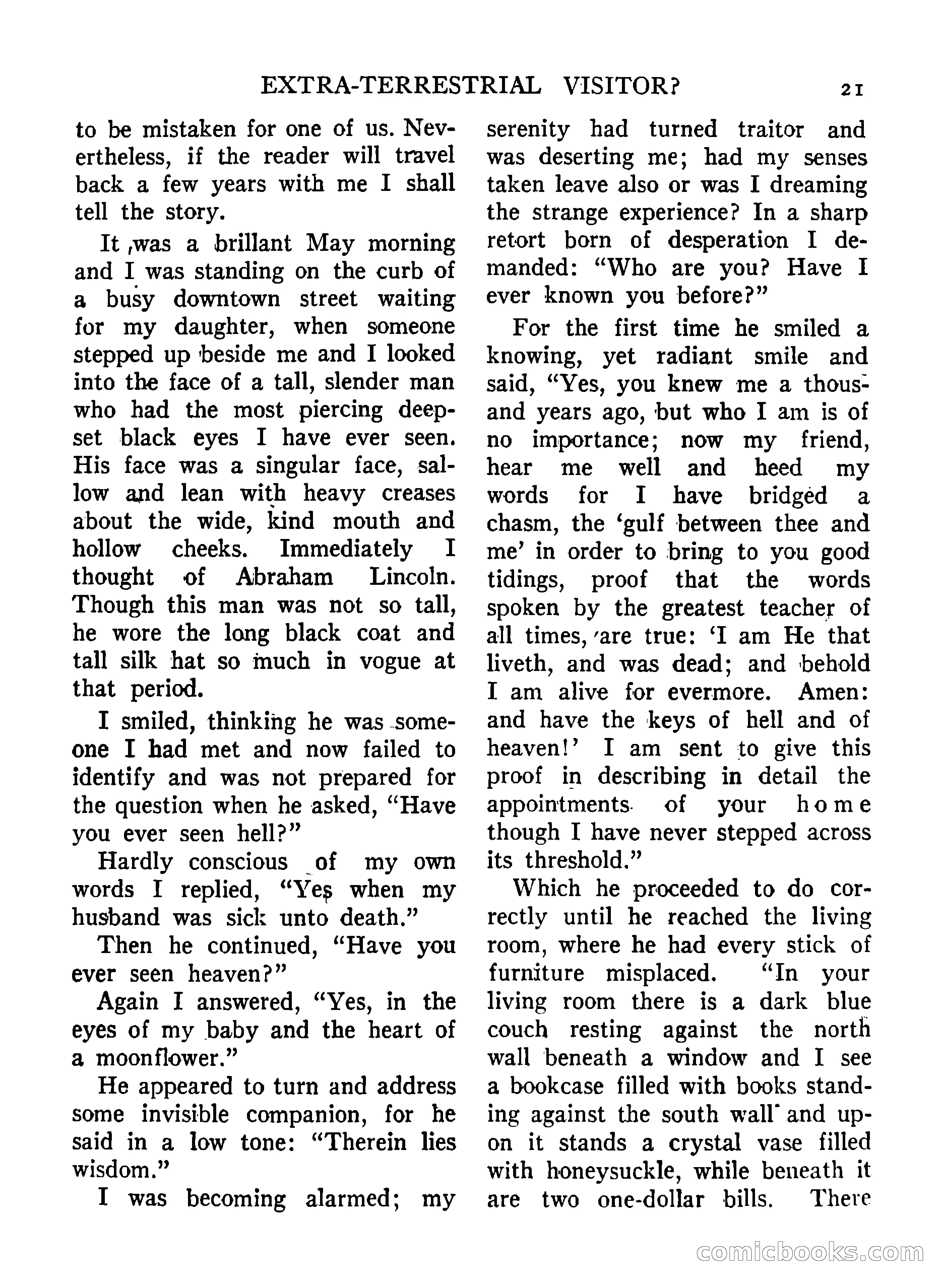 Mystic Magazine, December 1954 — page 21 of 133