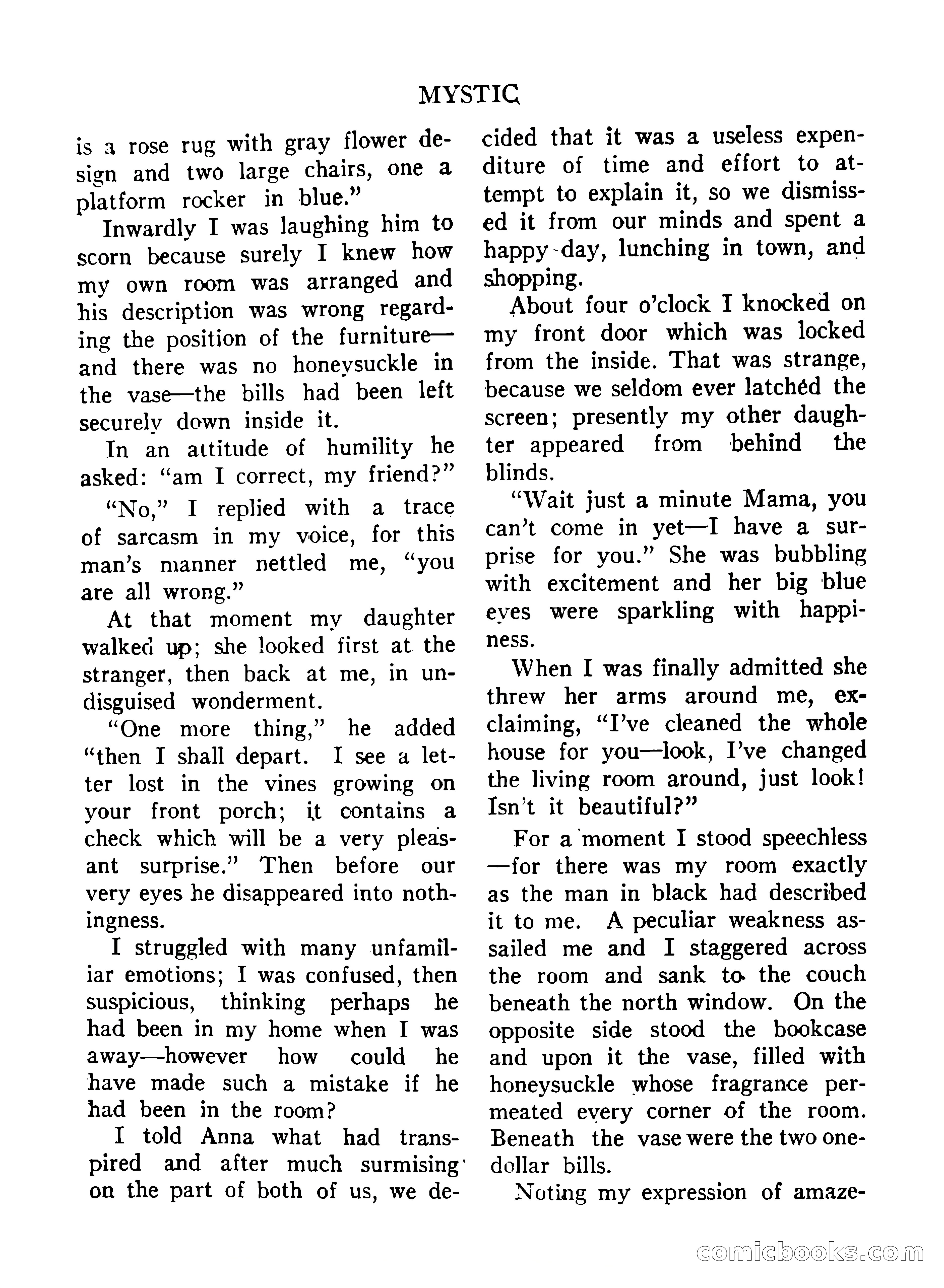 Mystic Magazine, December 1954 — page 22 of 133