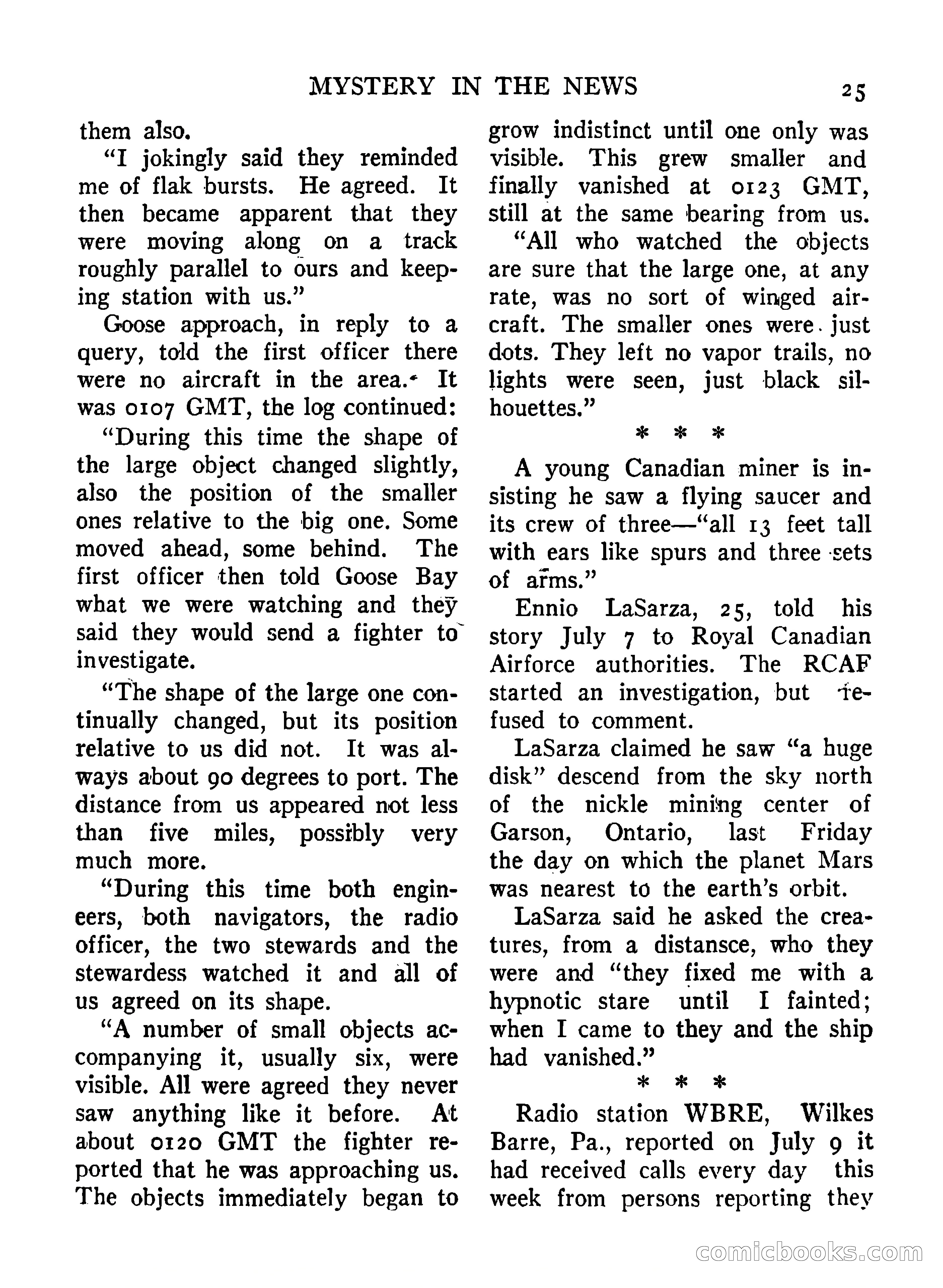 Mystic Magazine, December 1954 — page 25 of 133
