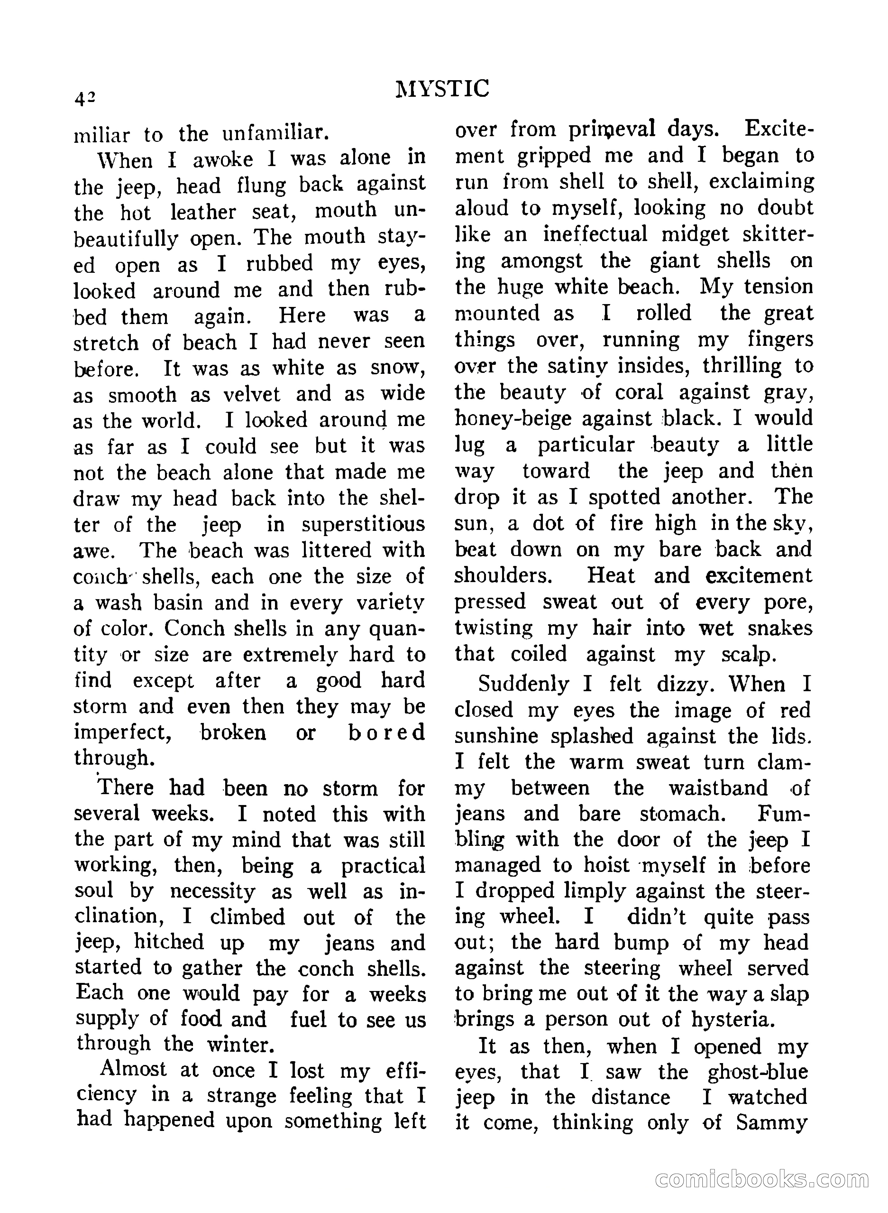 Mystic Magazine, December 1954 — page 42 of 133