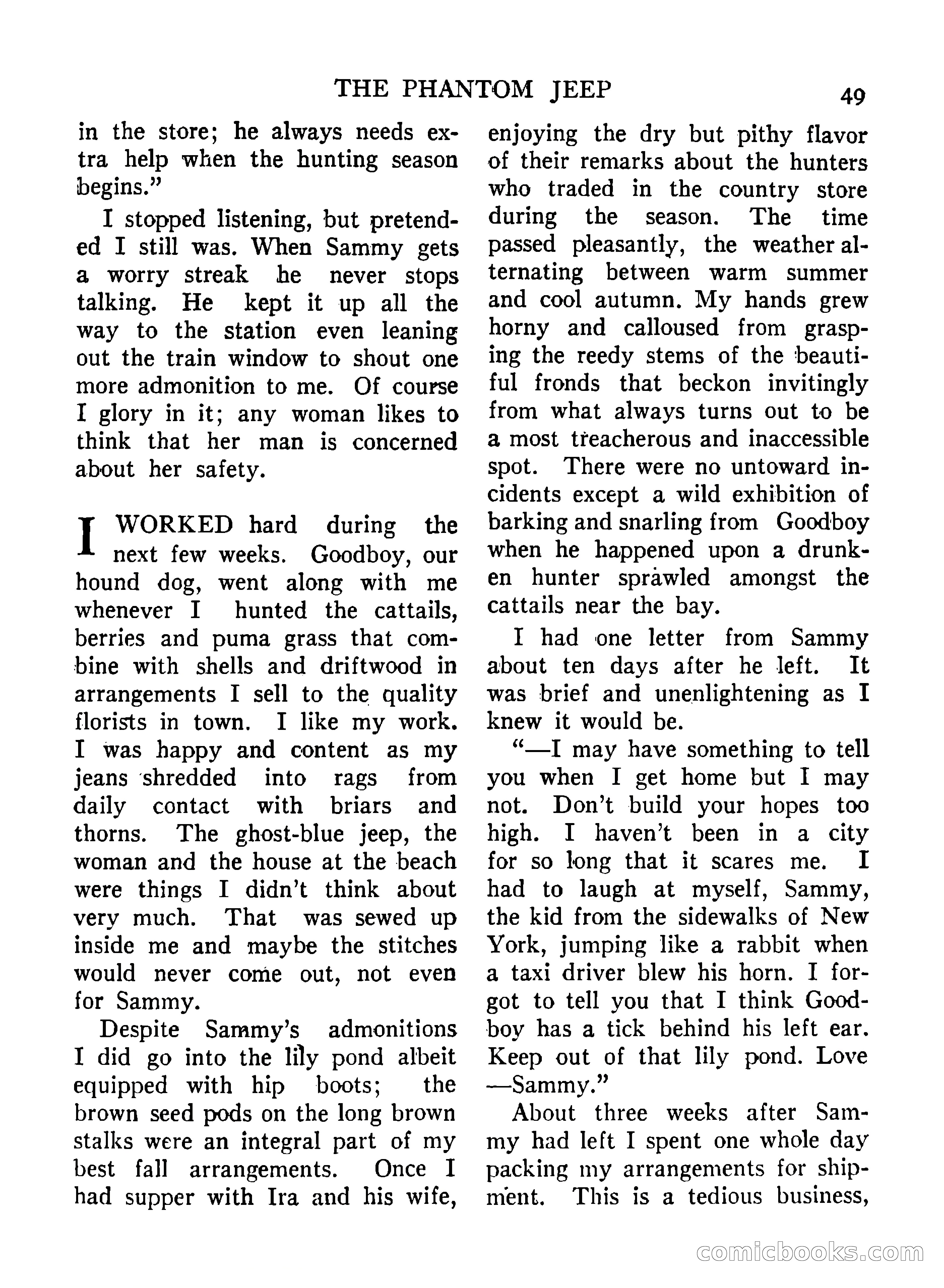 Mystic Magazine, December 1954 — page 49 of 133