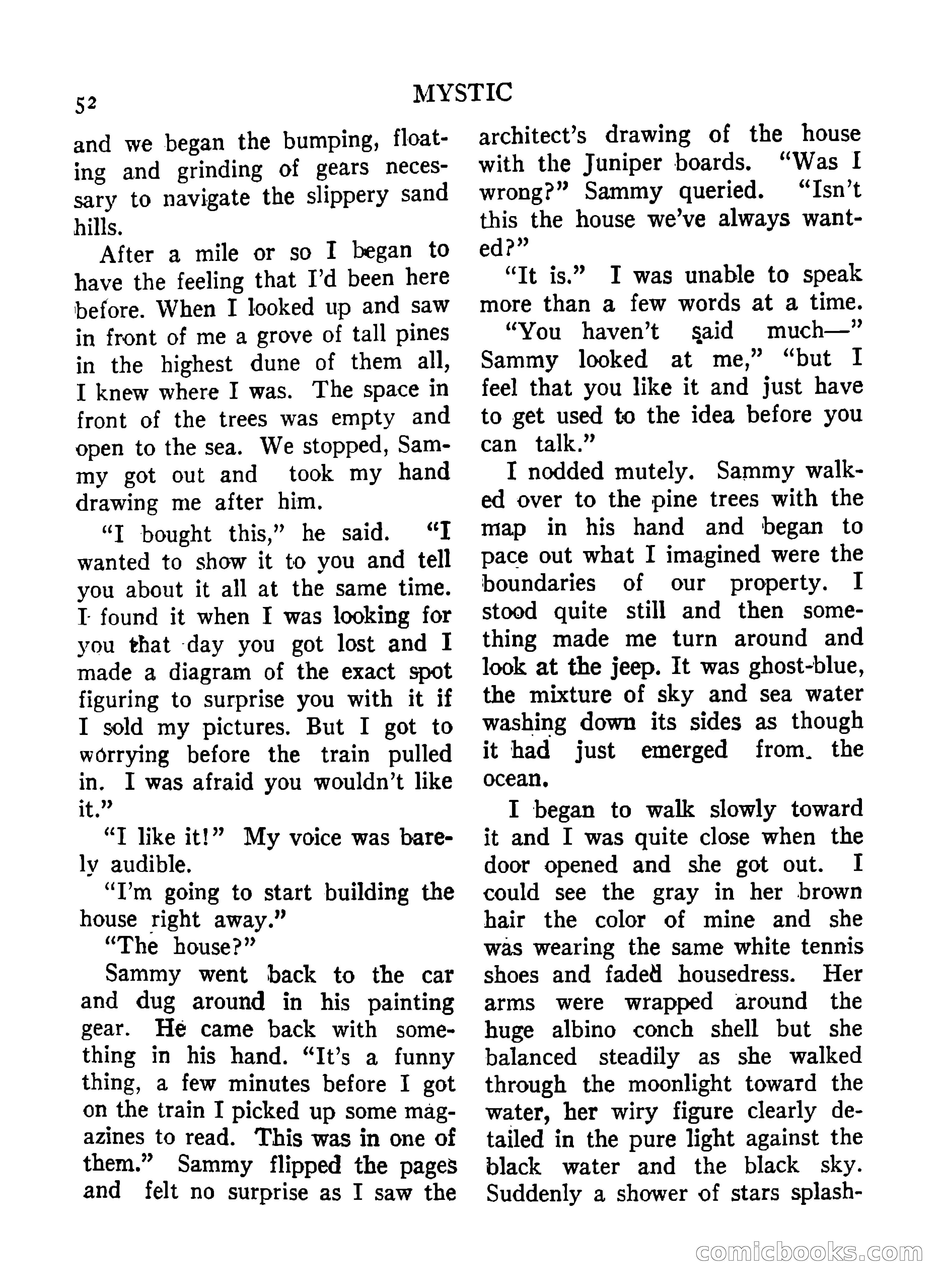 Mystic Magazine, December 1954 — page 52 of 133