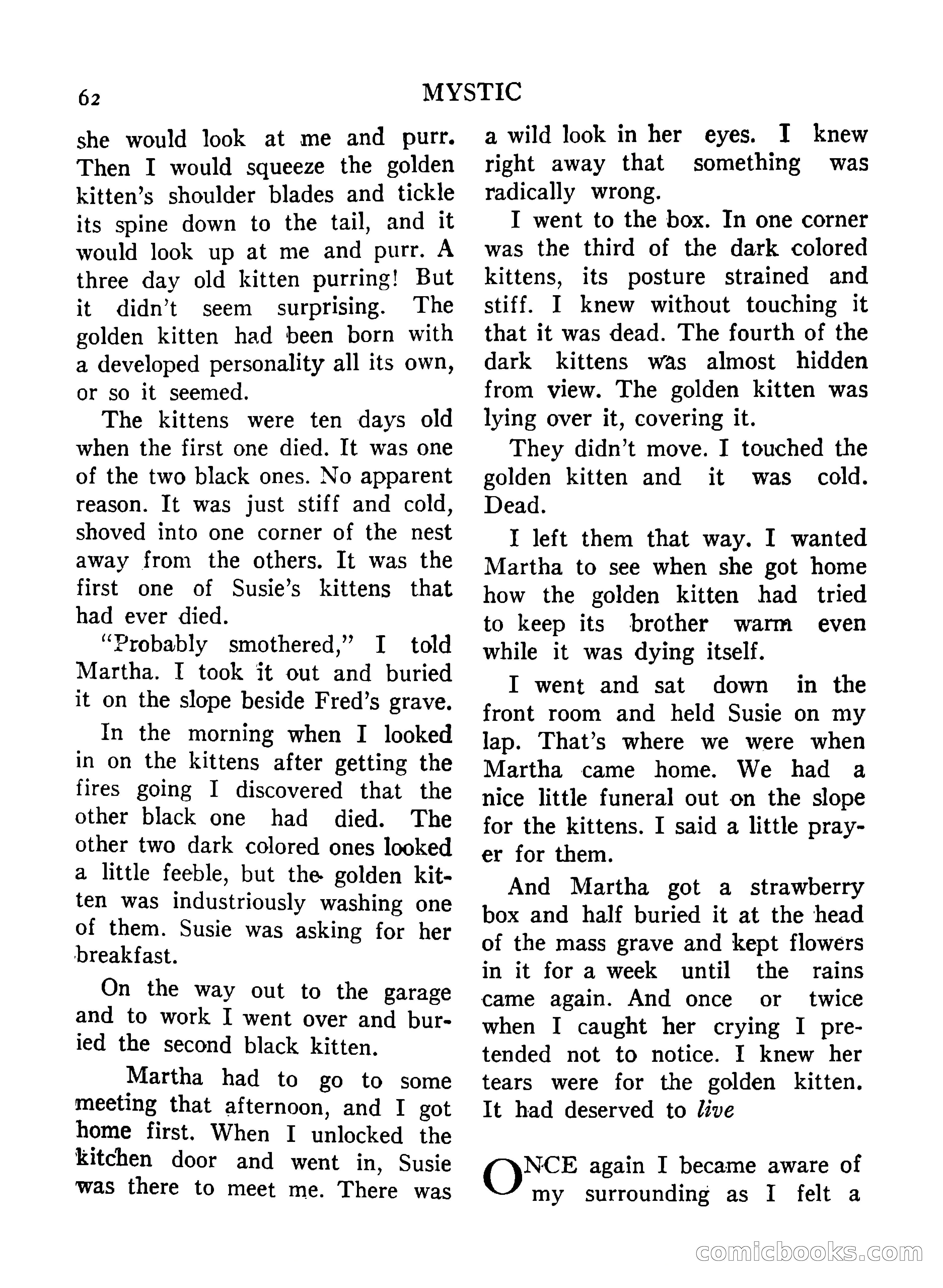 Mystic Magazine, December 1954 — page 62 of 133