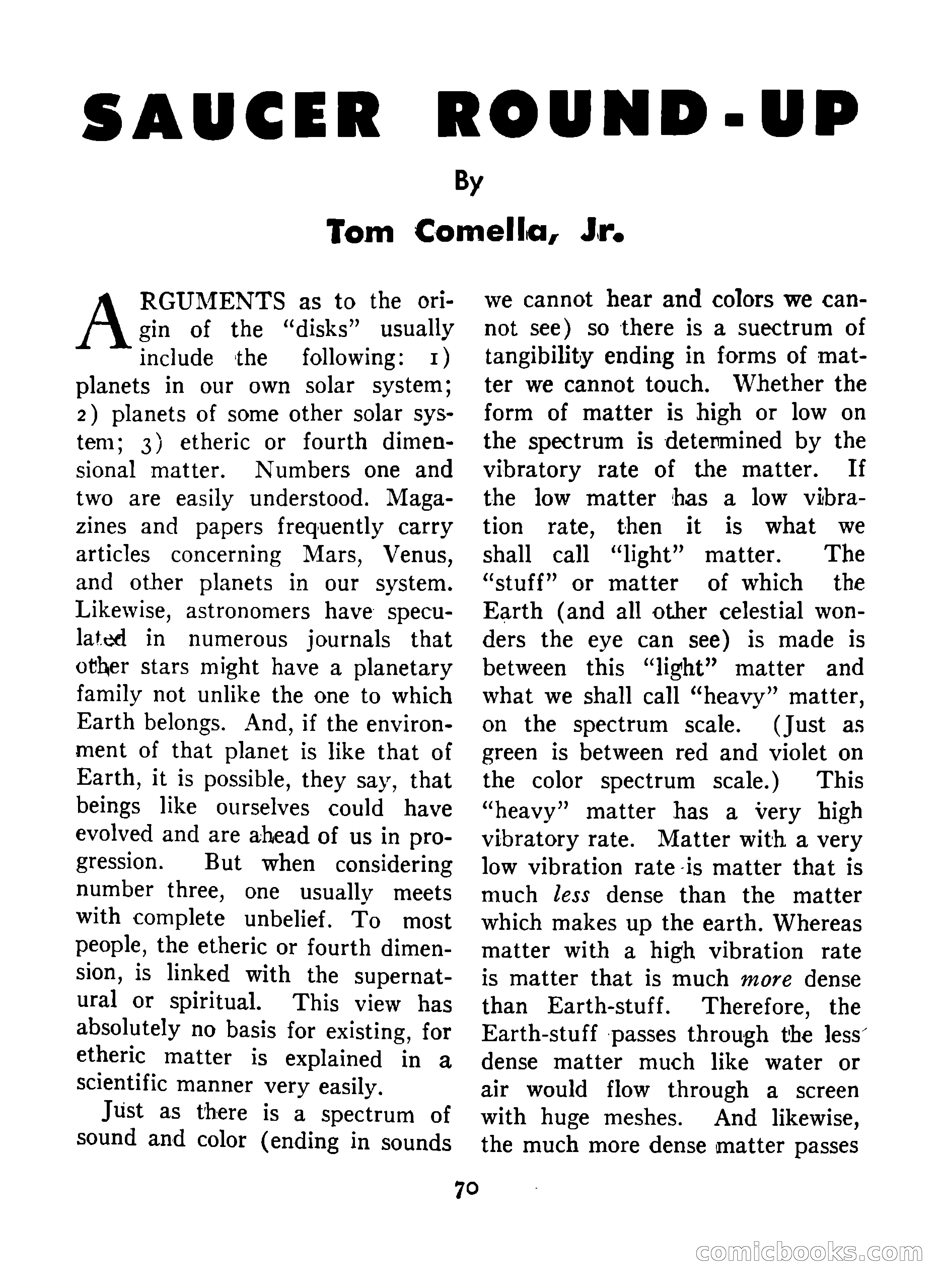 Mystic Magazine, December 1954 — page 70 of 133
