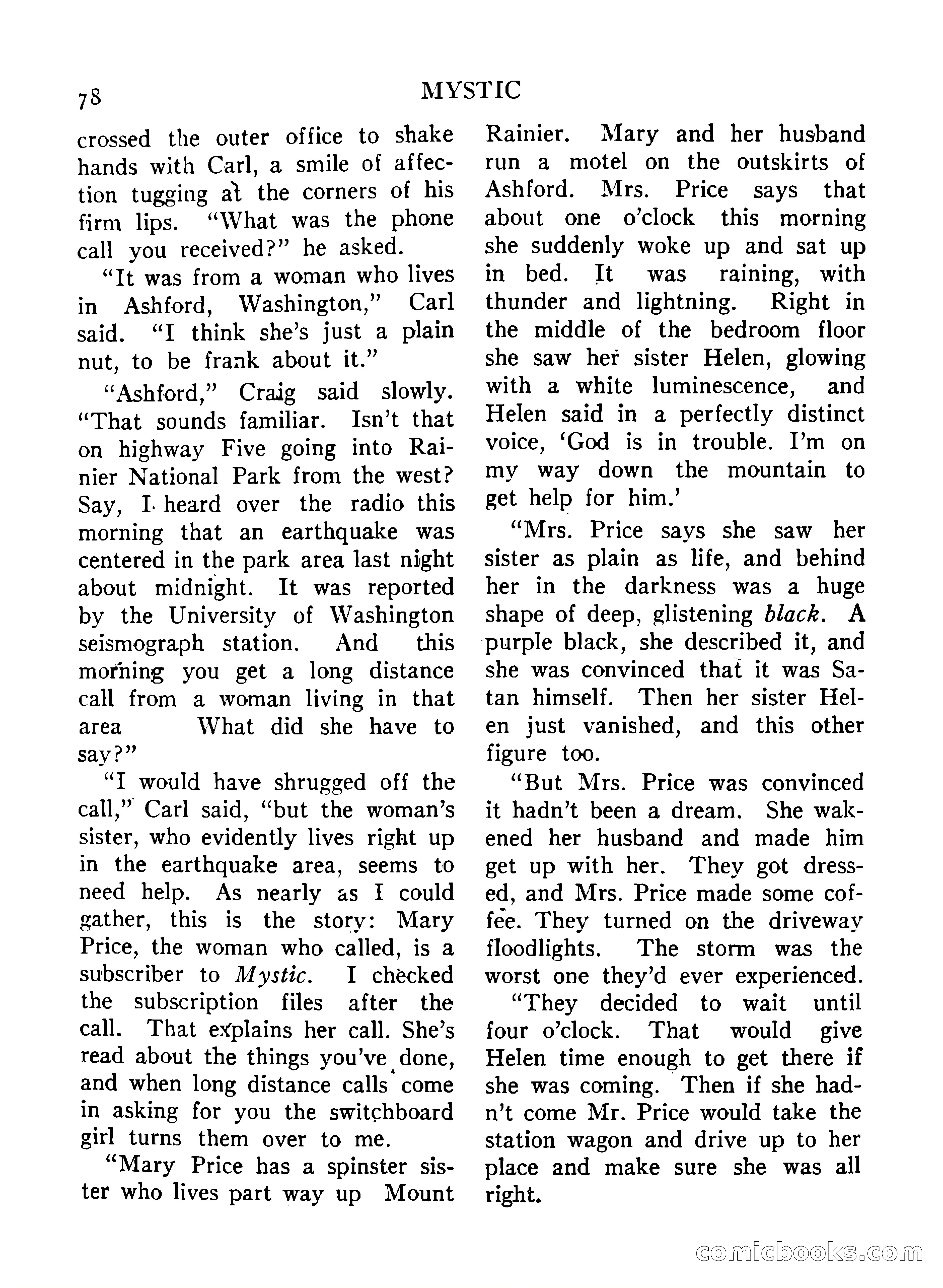 Mystic Magazine, December 1954 — page 78 of 133