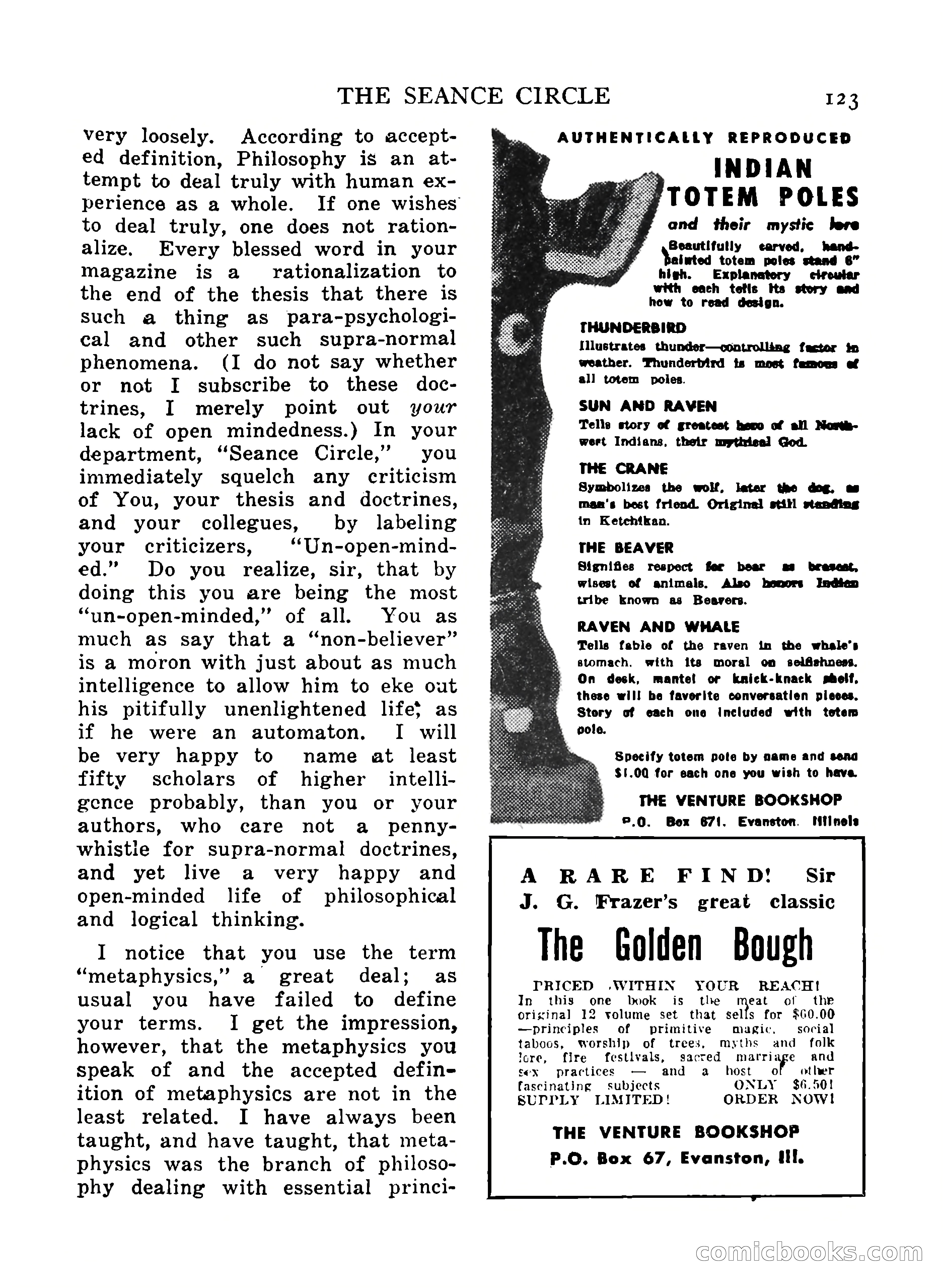 Mystic Magazine, December 1954 — page 123 of 133