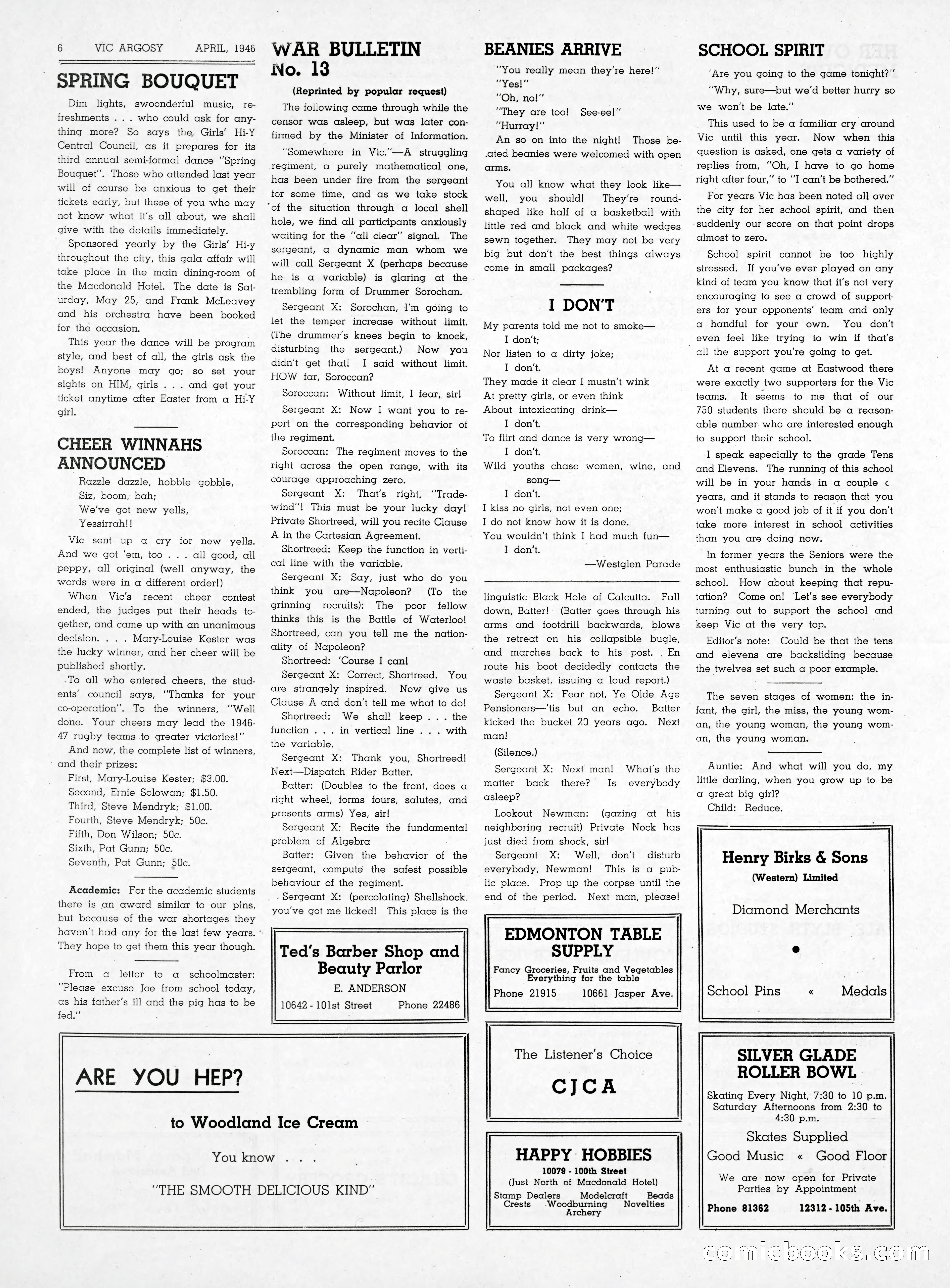 Vic Argosy, Vol. 14, No. 5 — page 6 of 8