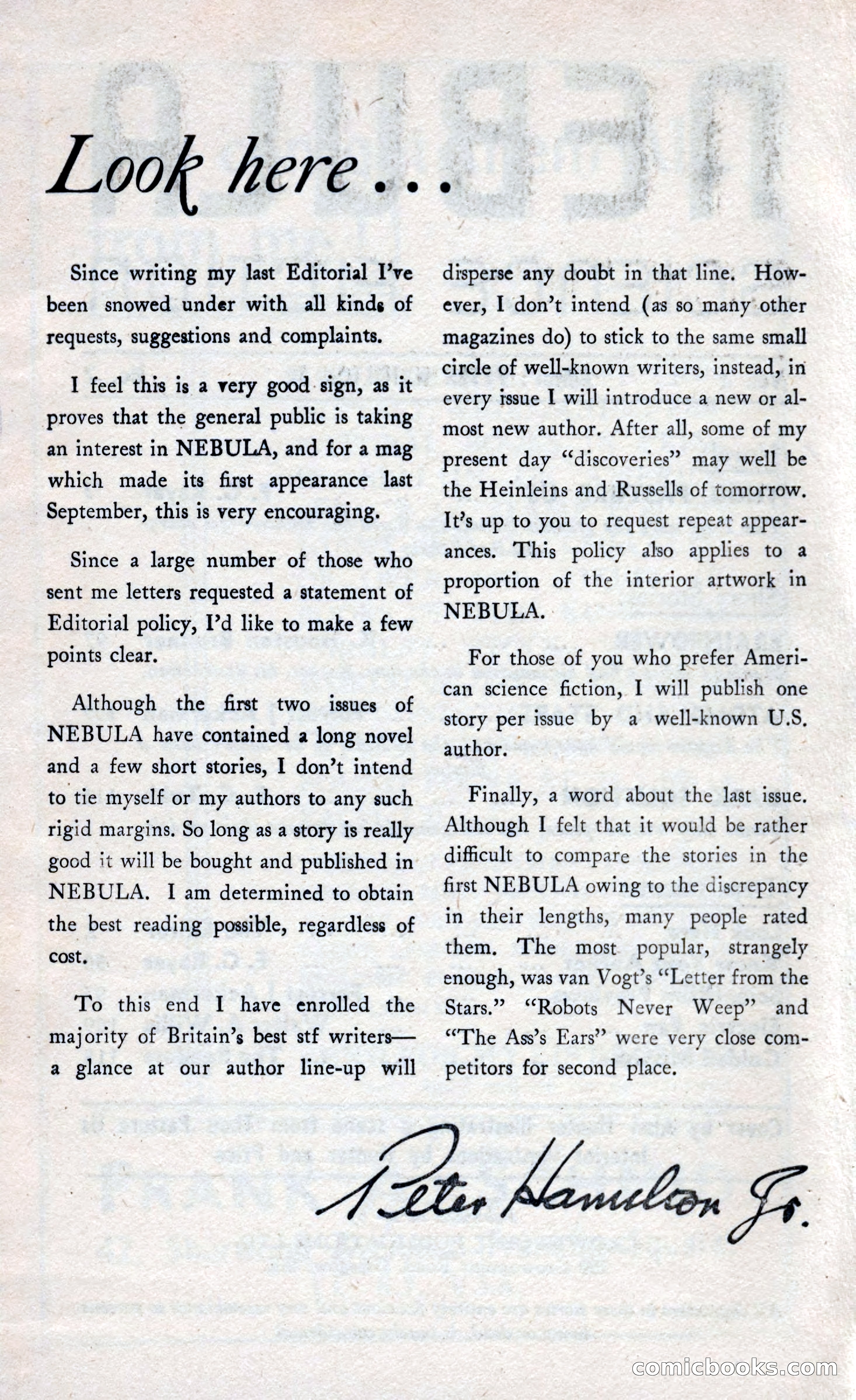 Nebula Science Fiction, Vol. 1, No. 2 — page 4 of 124