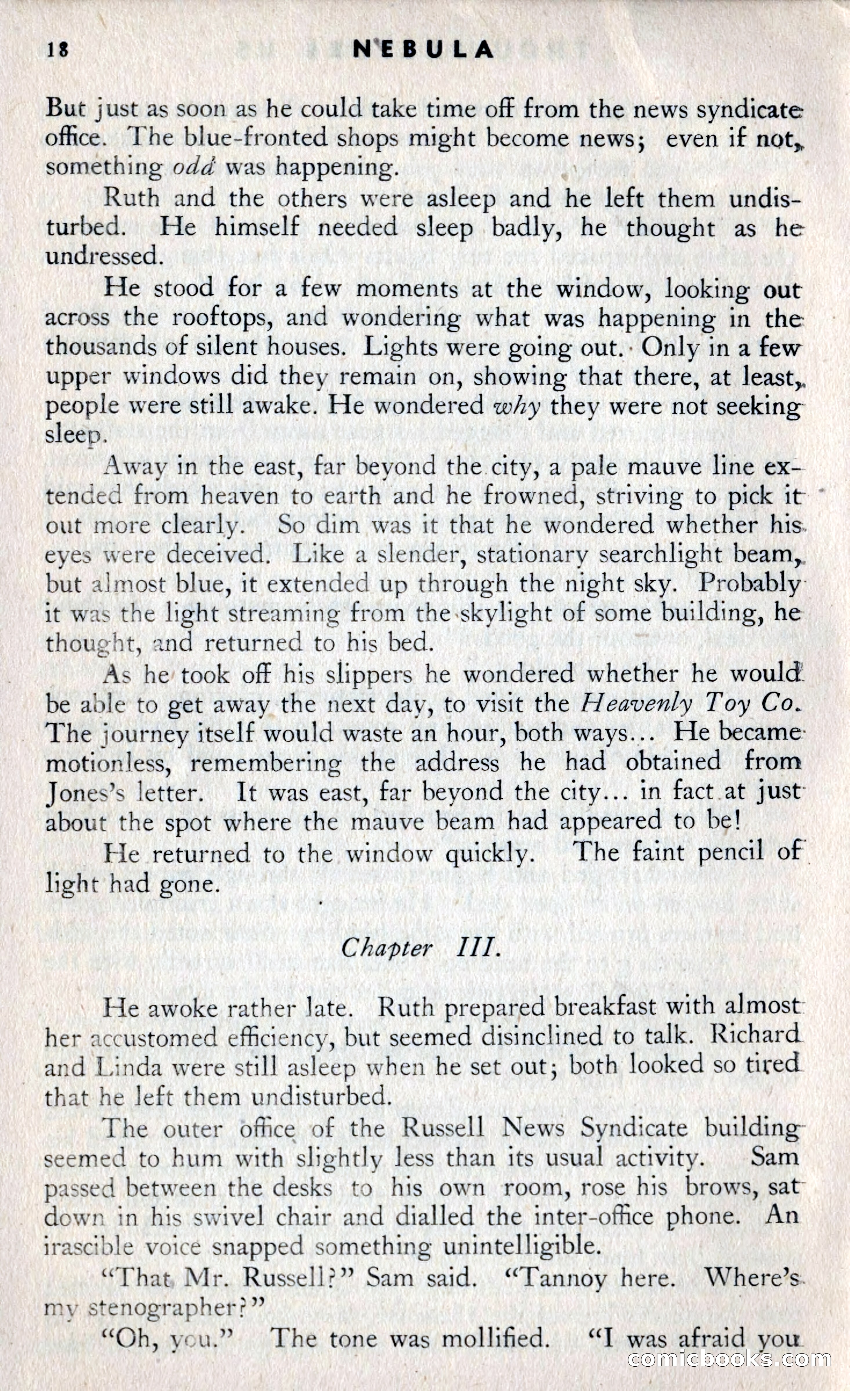 Nebula Science Fiction, Vol. 1, No. 2 — page 20 of 124