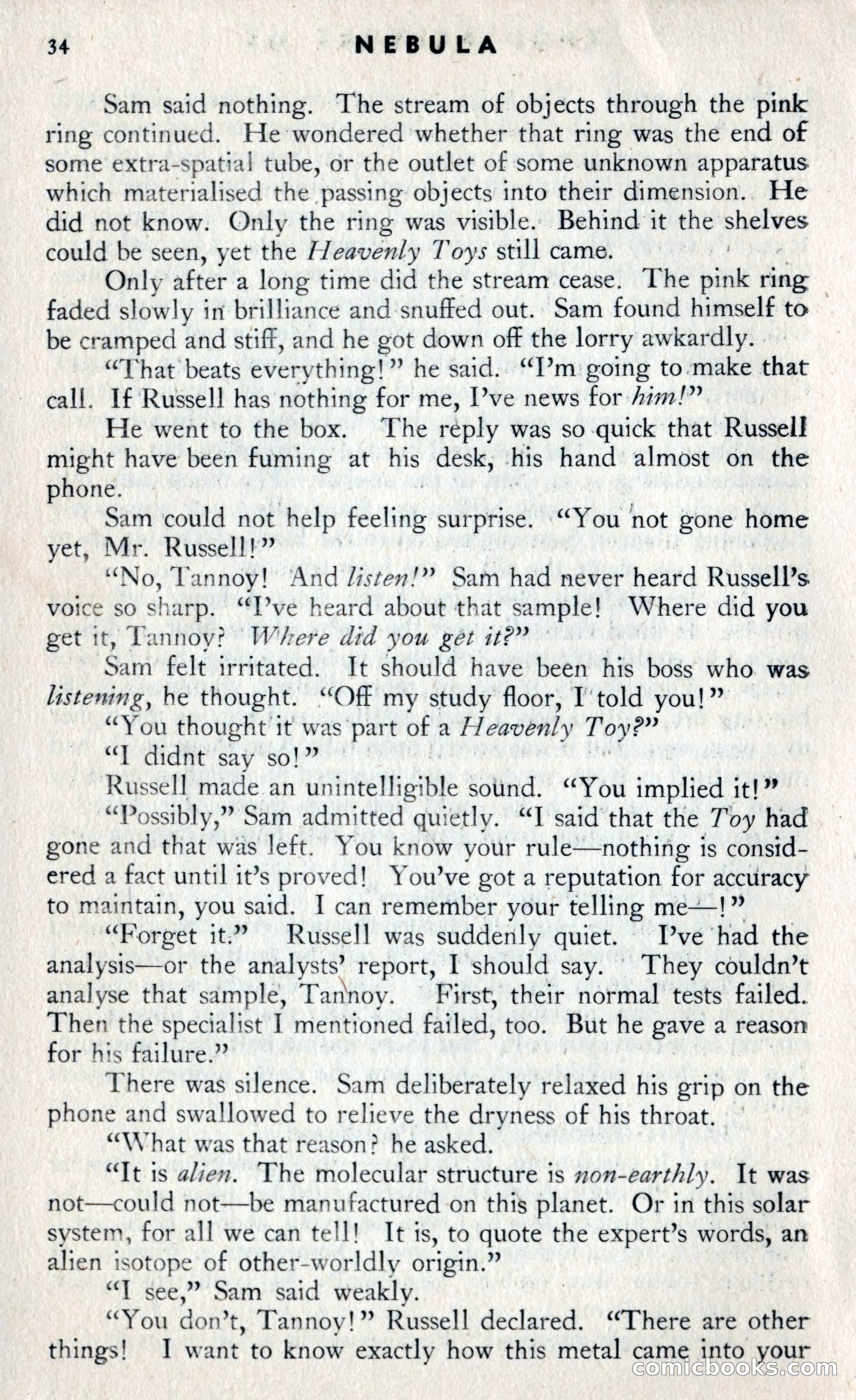 Nebula Science Fiction, Vol. 1, No. 2 — page 36 of 124