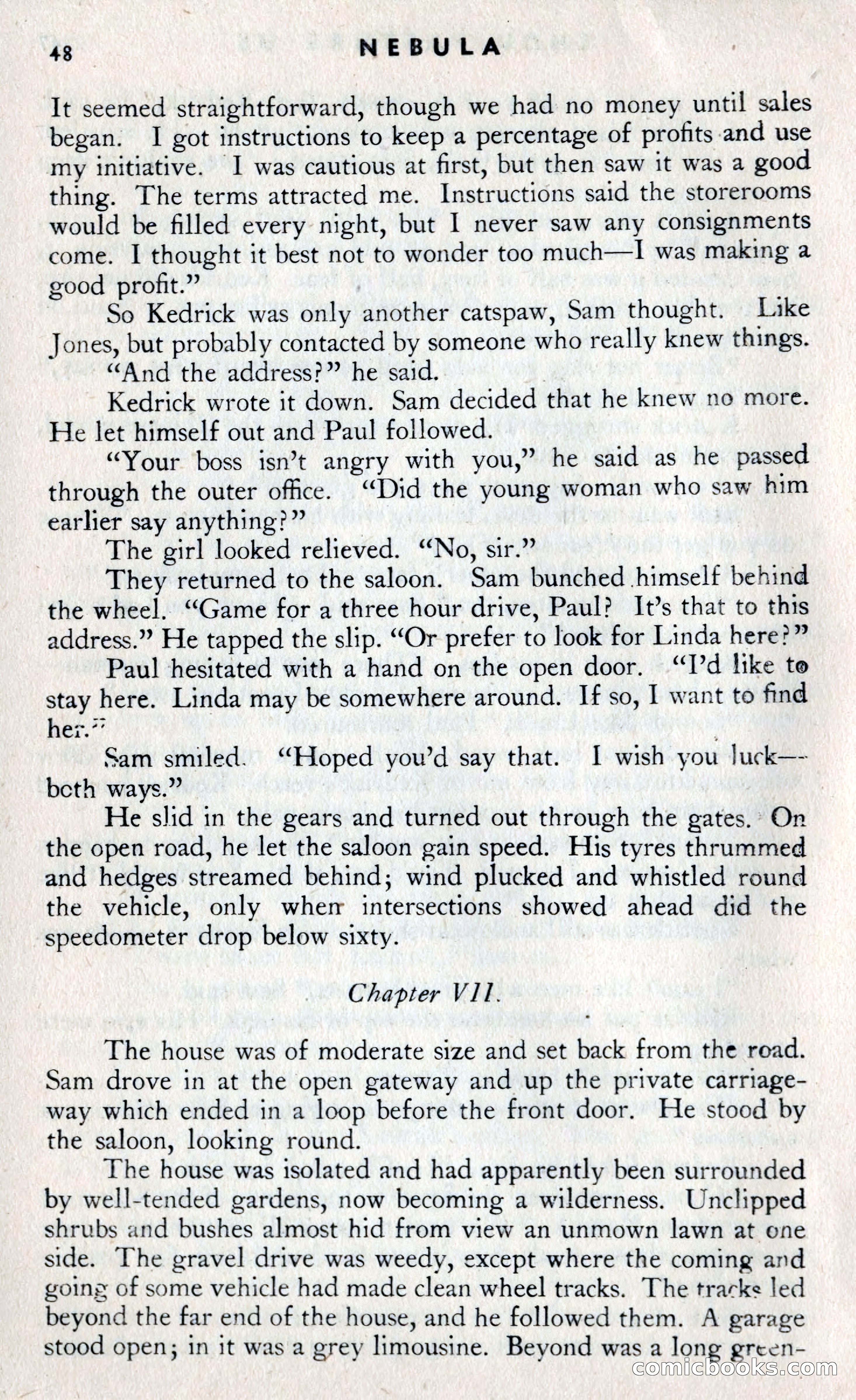 Nebula Science Fiction, Vol. 1, No. 2 — page 50 of 124