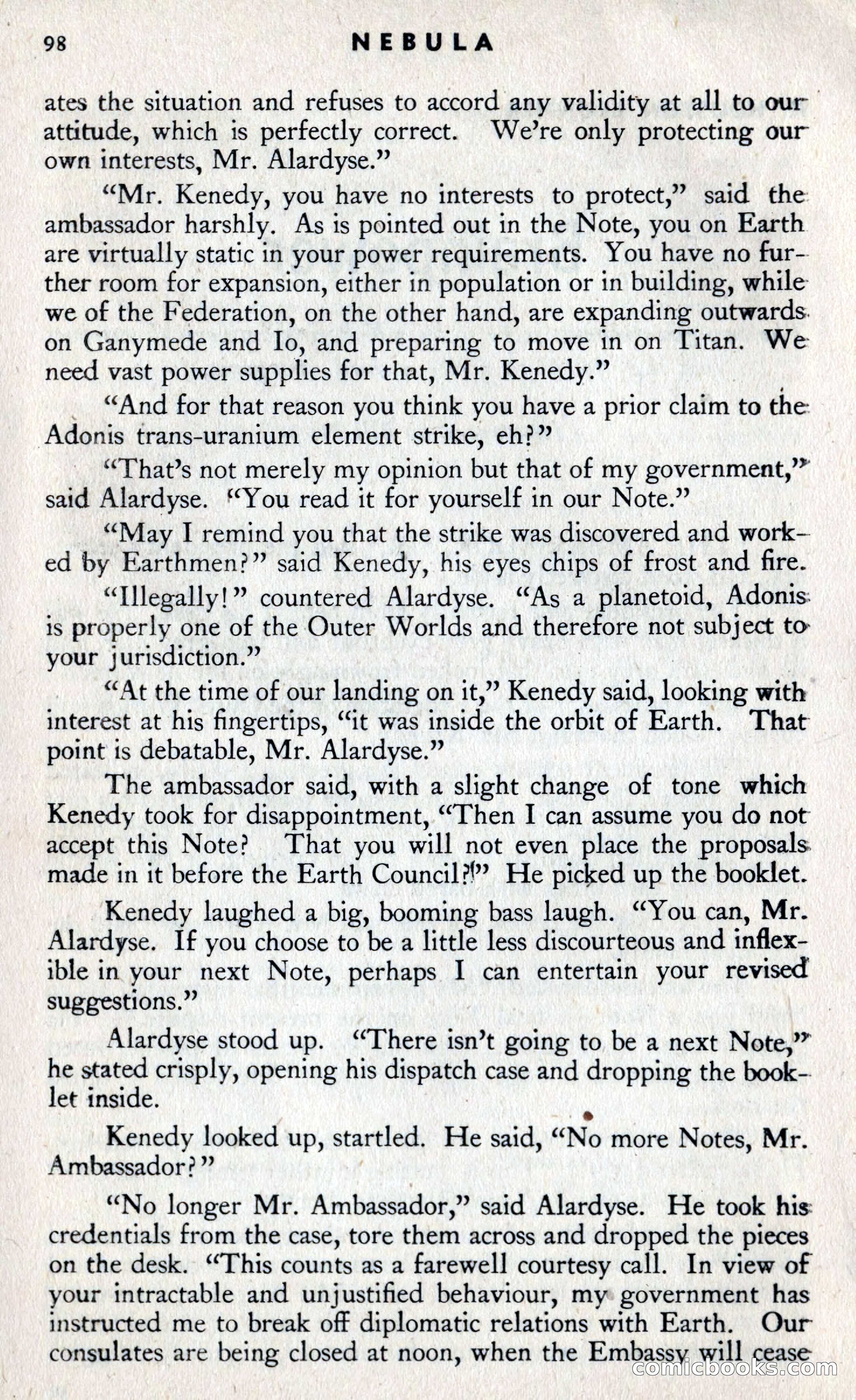 Nebula Science Fiction, Vol. 1, No. 2 — page 100 of 124