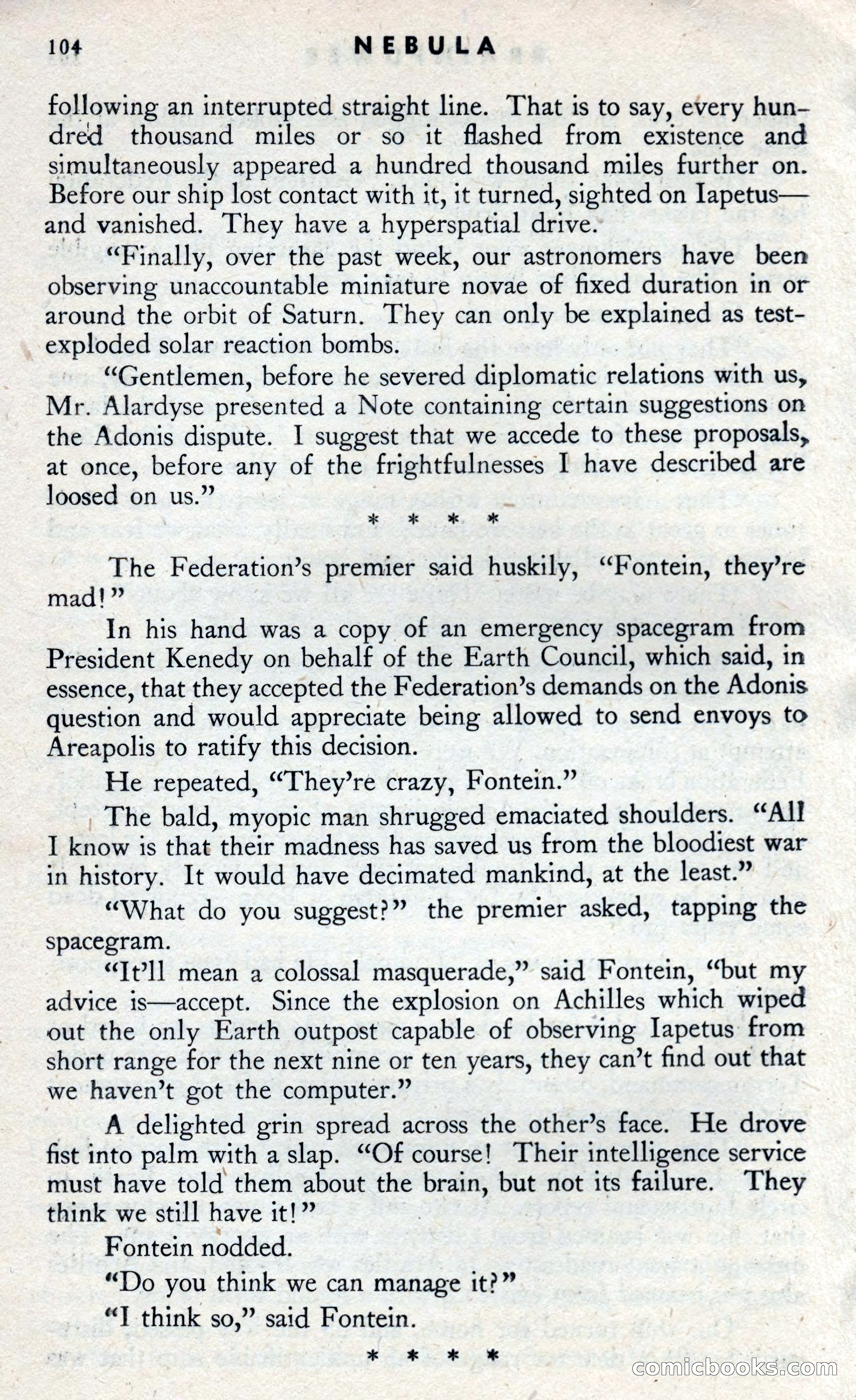 Nebula Science Fiction, Vol. 1, No. 2 — page 106 of 124