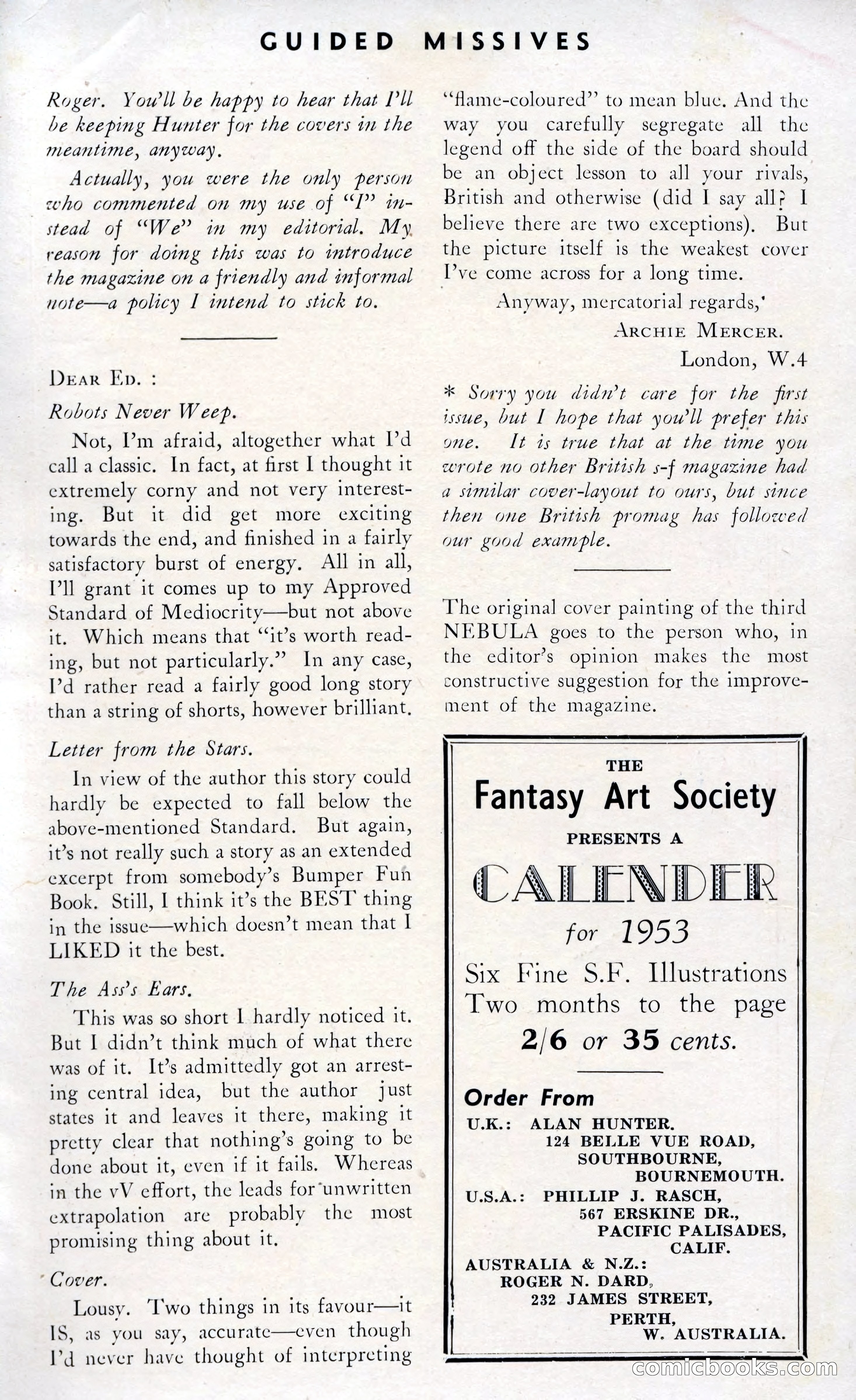 Nebula Science Fiction, Vol. 1, No. 2 — page 123 of 124
